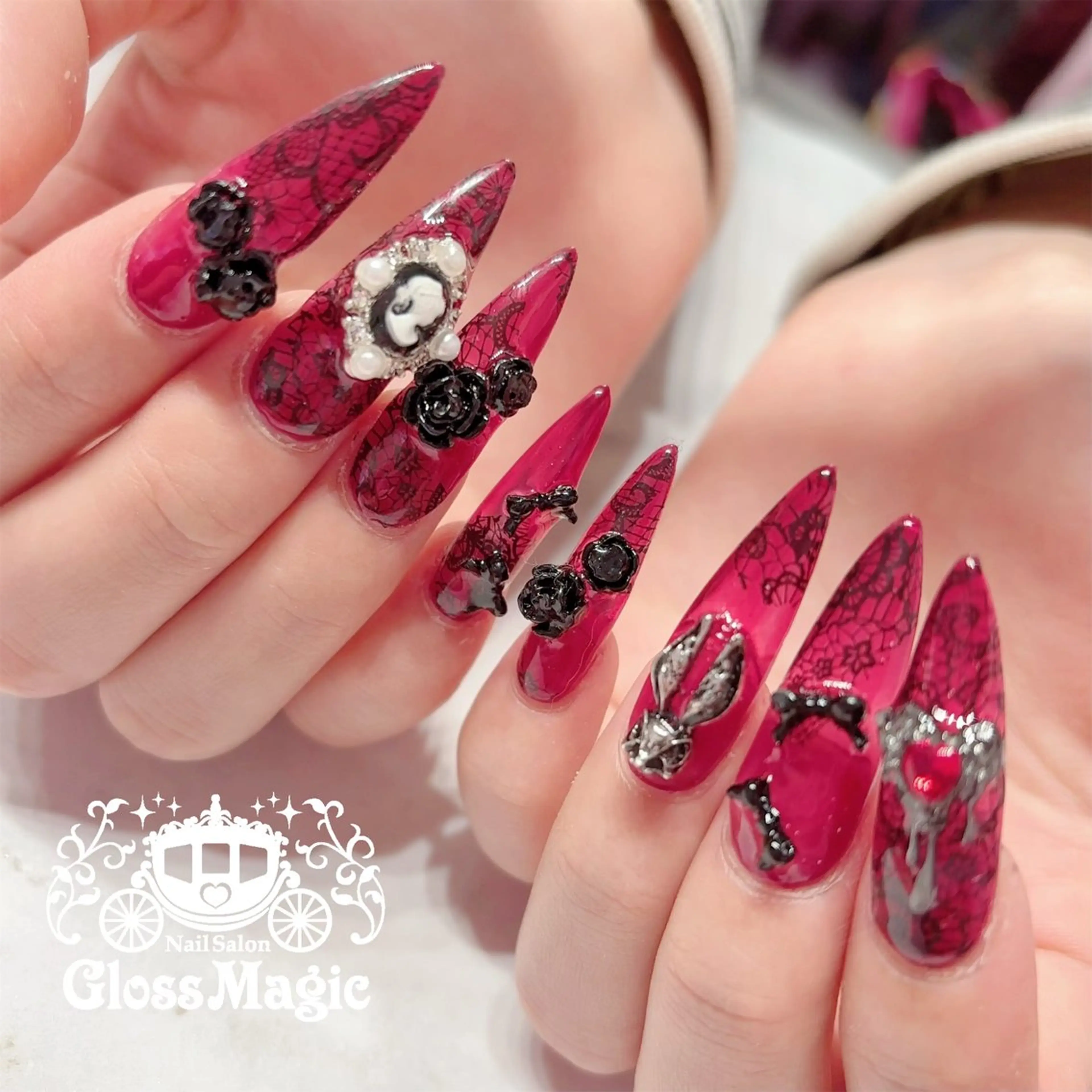 ネイル ハンドネイル あ きのネイルデザイン