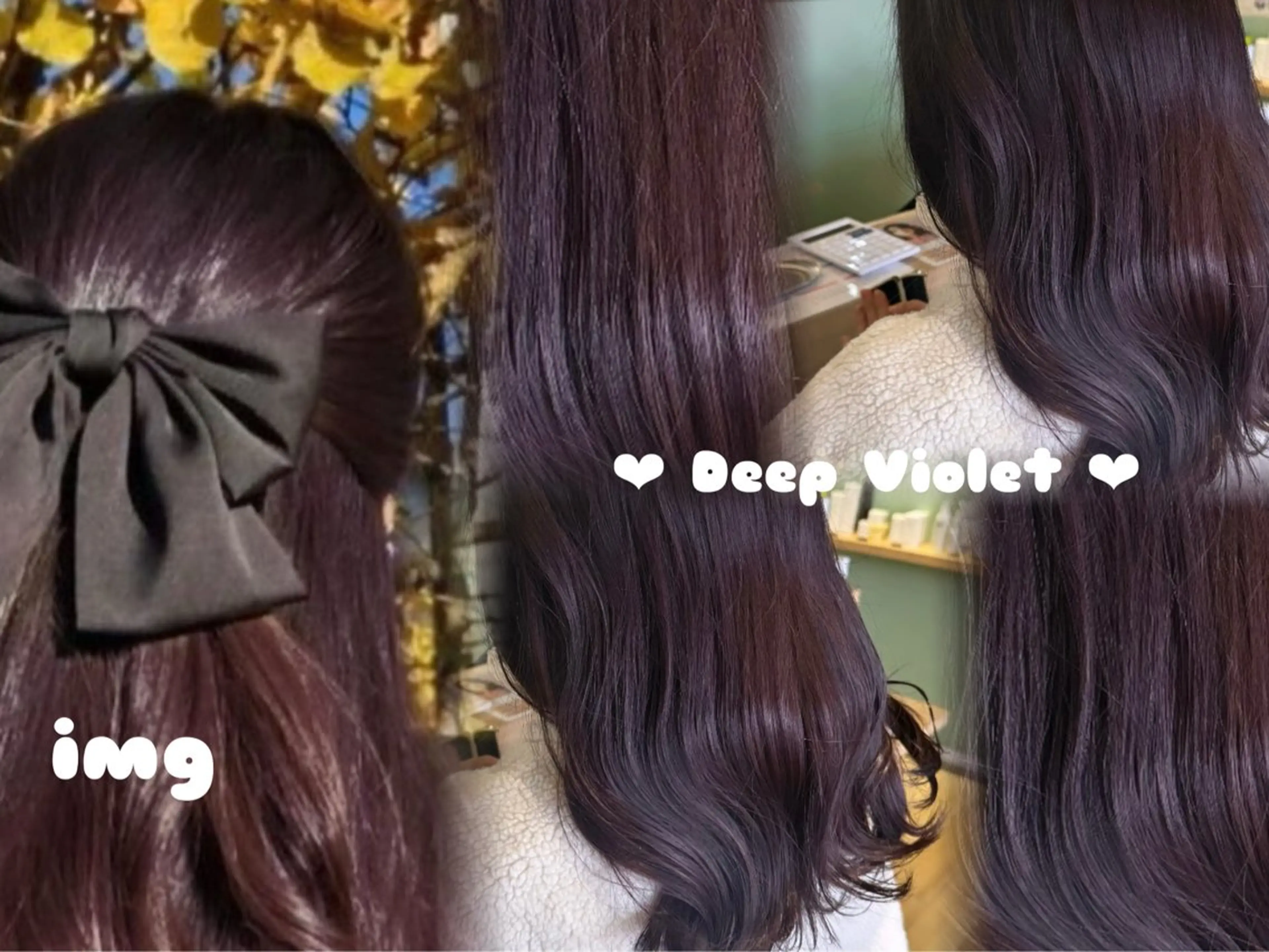 セミロング カラー バイオレットカラー ヘアカラー トリートメント 🫧🧸カラーヘアメ 🫧MIO🧸🫧のヘアスタイル