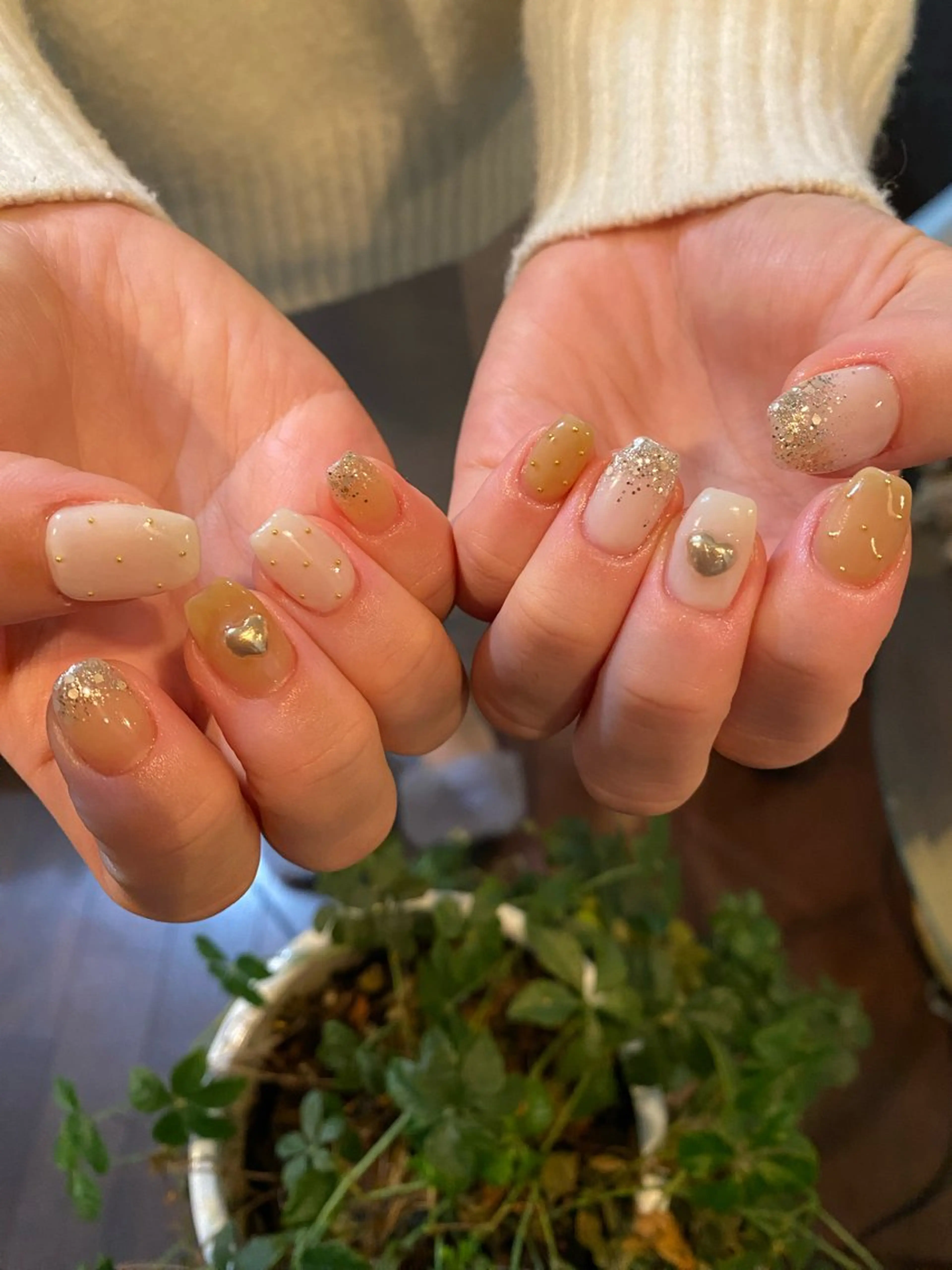 ネイル crystal ⭐︎ colorのネイルデザイン