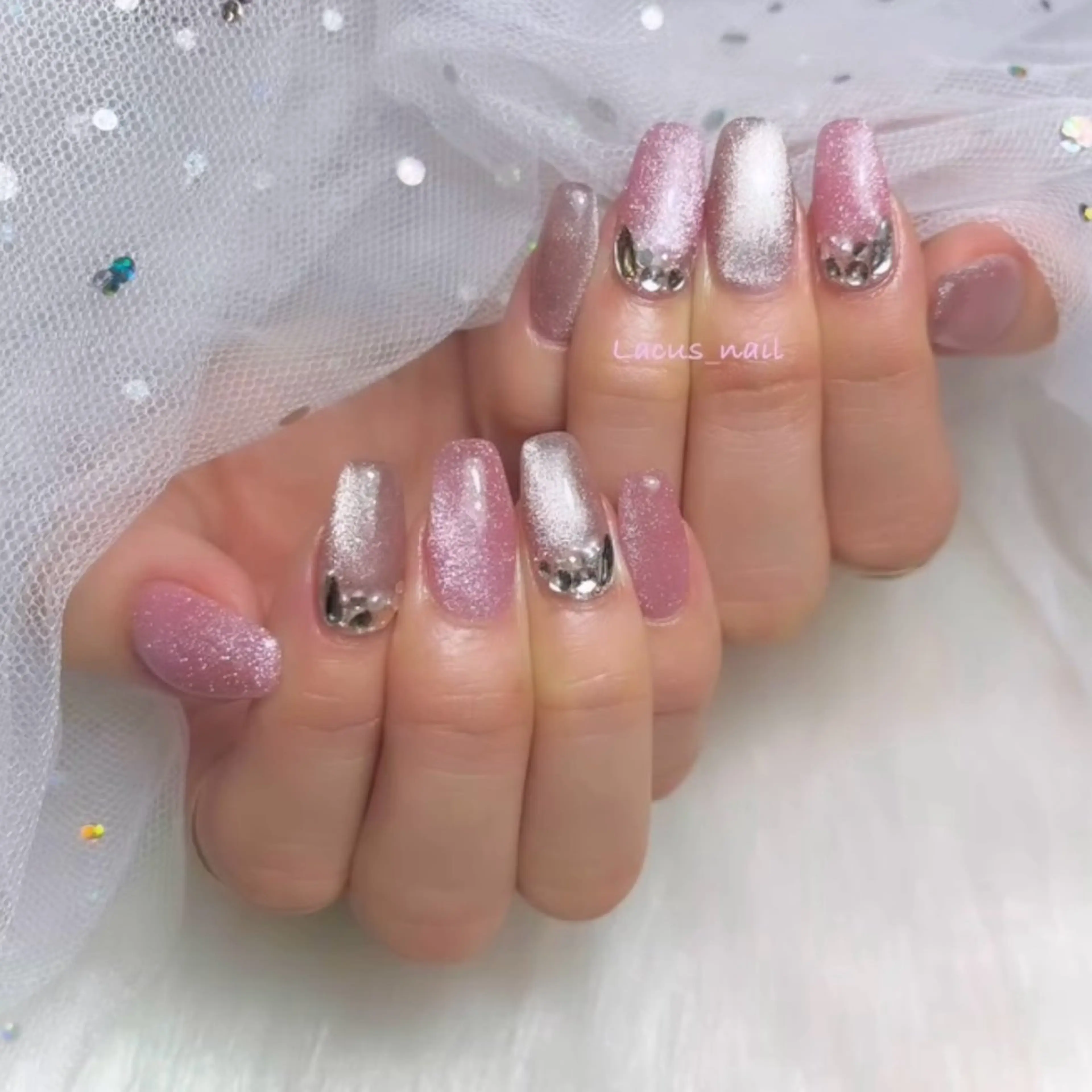 ネイル アートネイル ジェルネイル Nail Salon Lacusのネイルデザイン