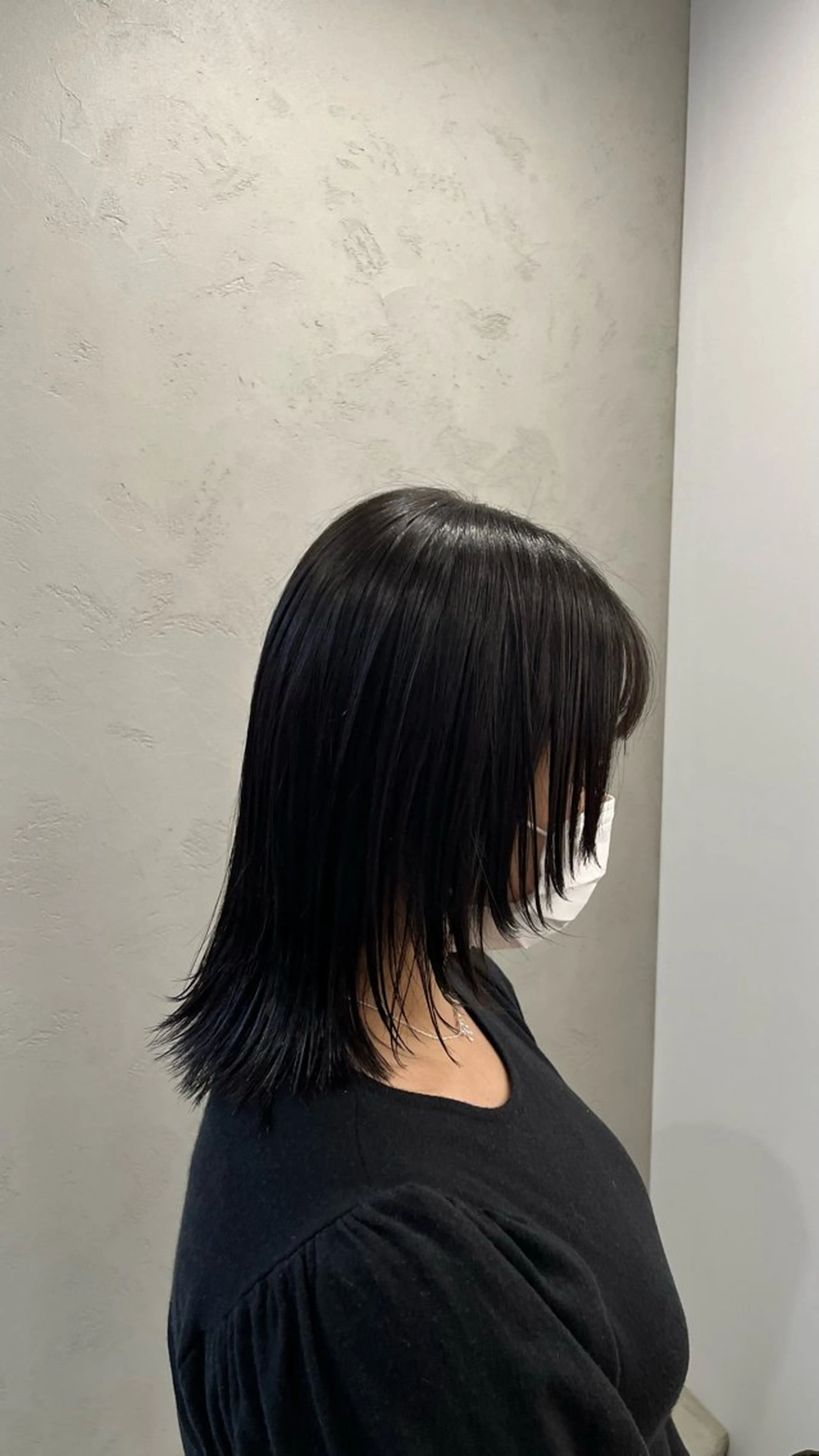 ミディアム カラー カット ヘアカラー ブリーチなし透明感 カラー✨横山 佳希のヘアスタイル