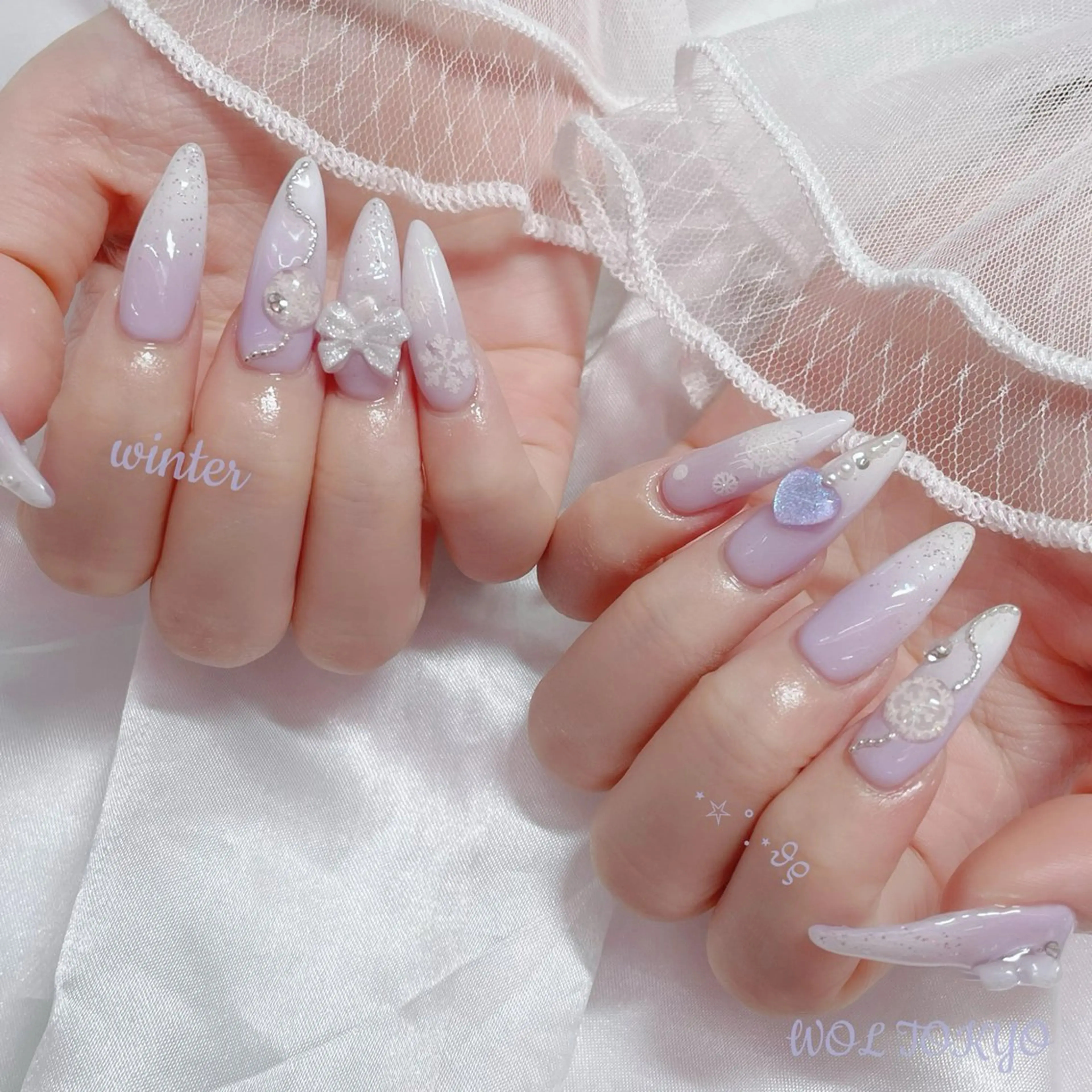 ネイル ロングネイル ネイルチップ ハンドネイル 💕WOLTOKYO 池袋💕maiのネイルデザイン