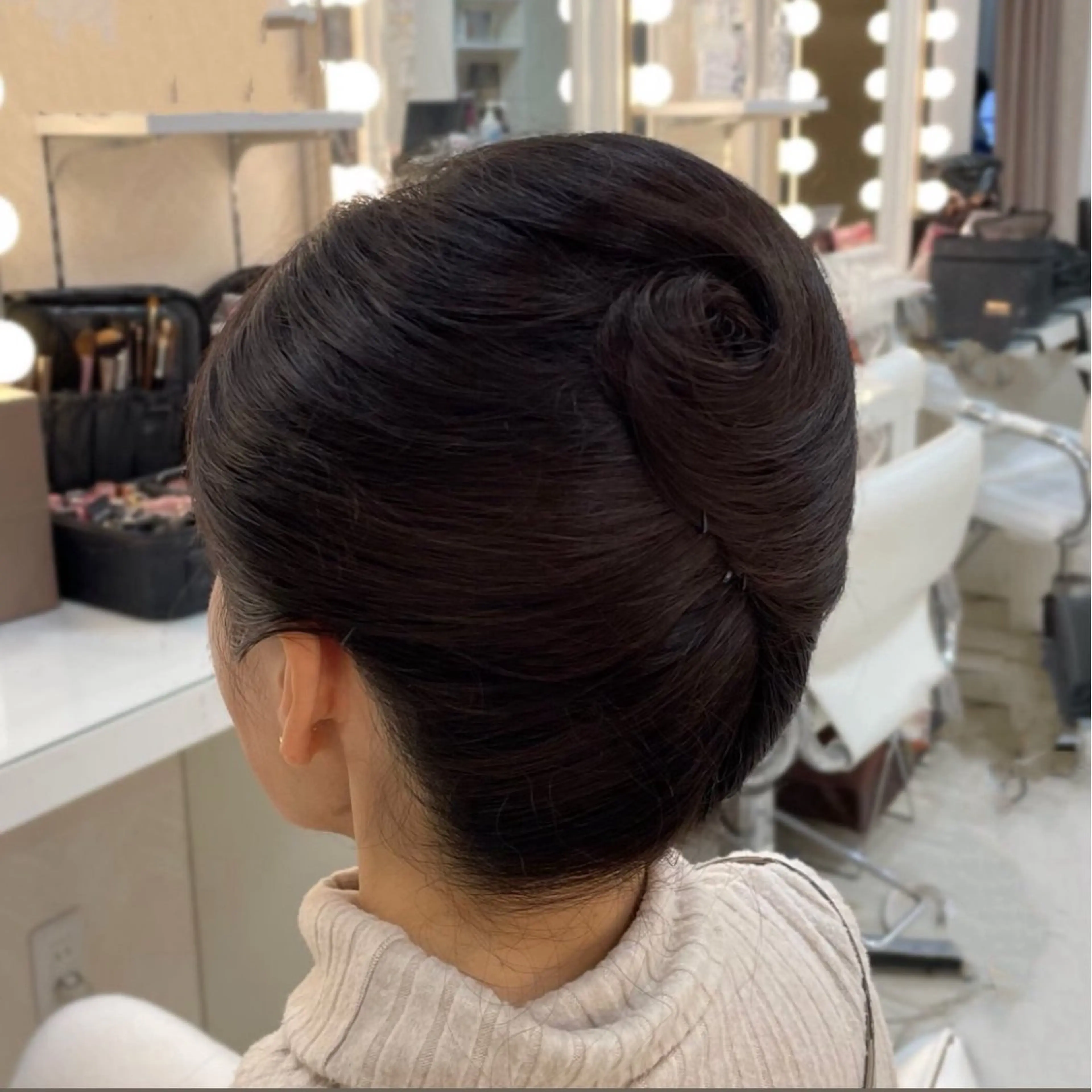 セミロング ヘアアレンジ Hair&make Best Sceneのヘアスタイル