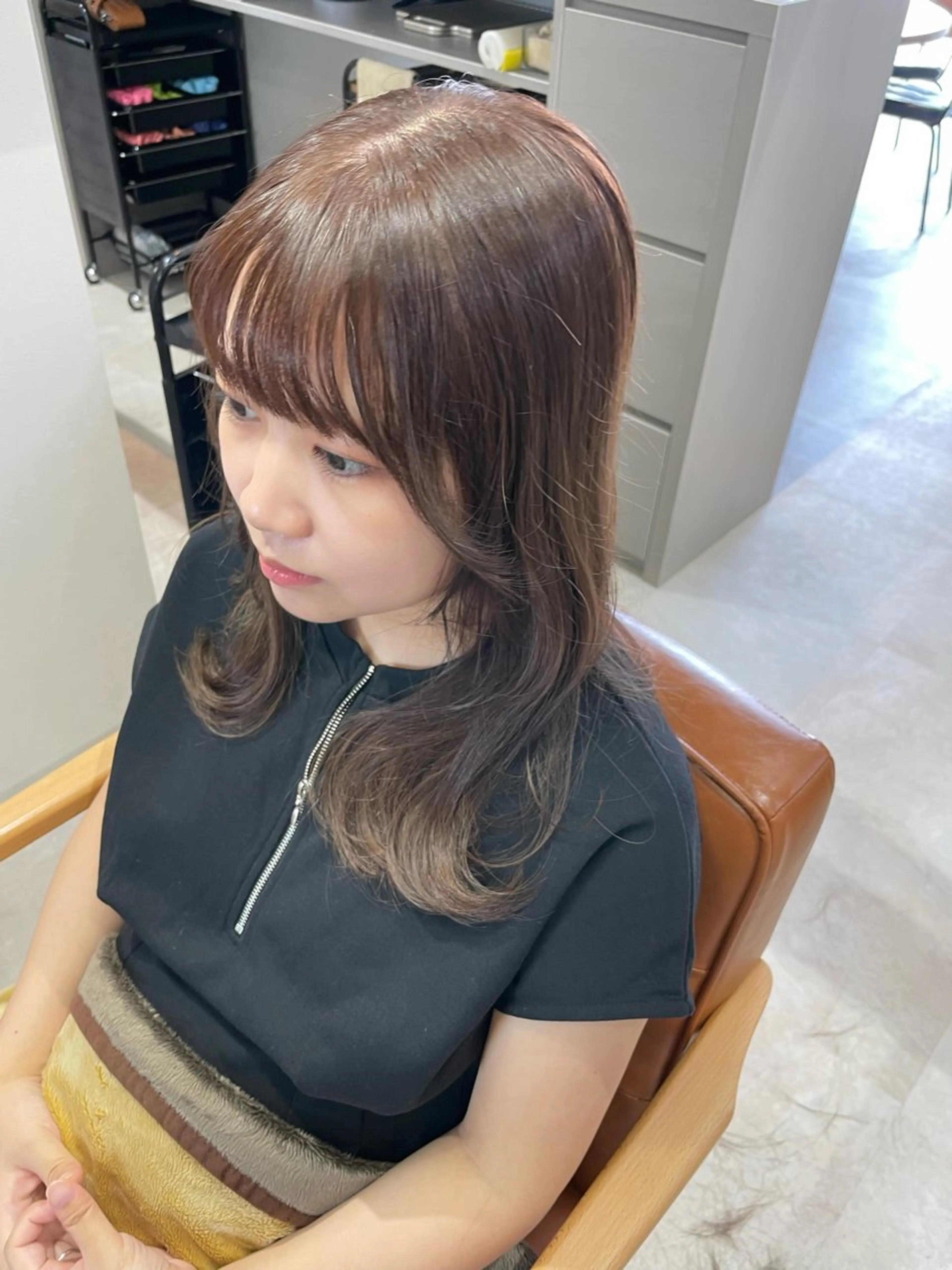 ミディアム カラー カット ヘアカラー ayaka |トレンドヘアのヘアスタイル