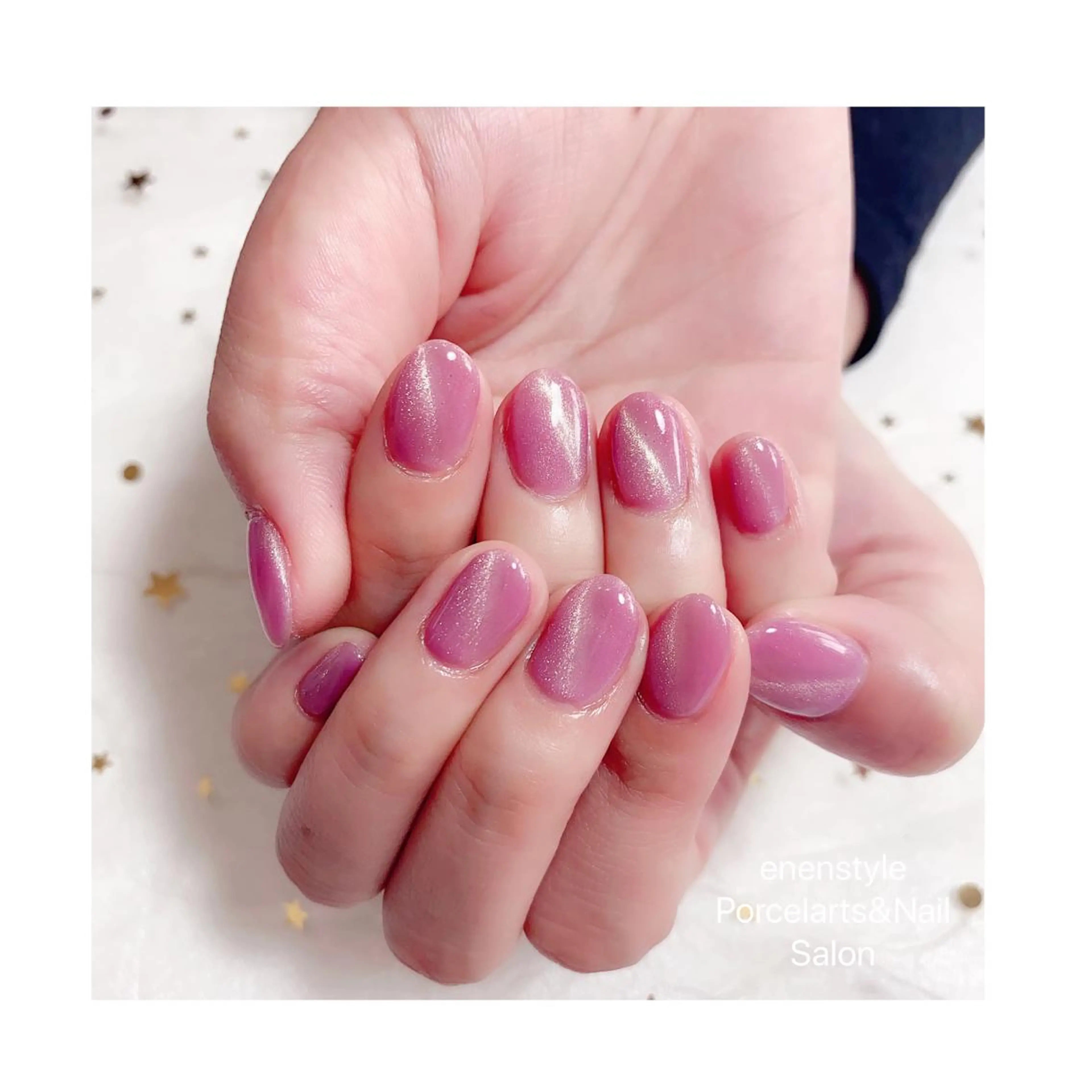 ミディアム ネイル ジェルネイル ニュアンスネイル オフィスネイル ワンカラーネイル パラジェル ハンドネイル 👑enen style👑のネイルデザイン
