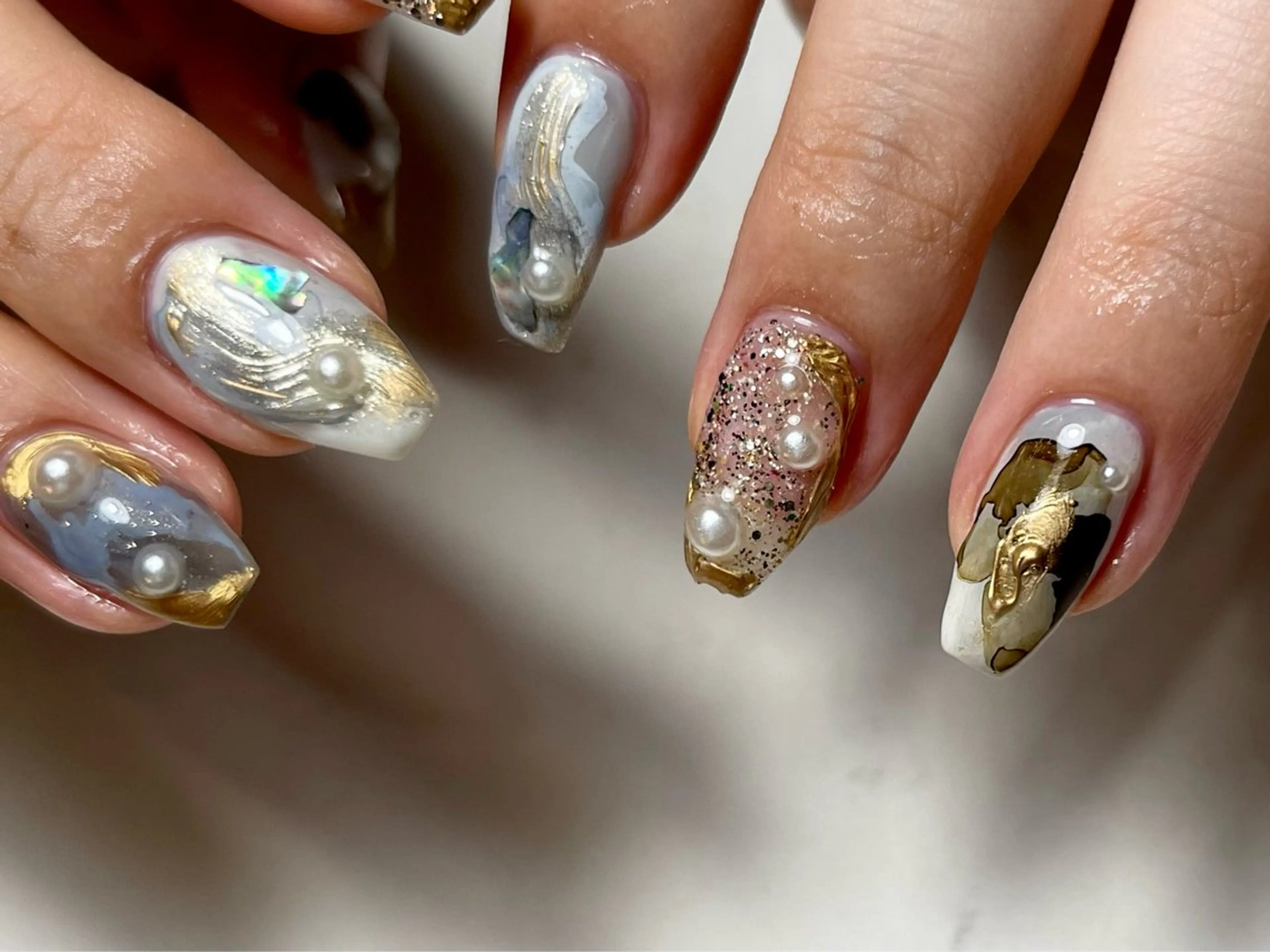 ネイル 長さ出し フラッシュネイル フットネイル ジェルネイル マグネットネイル ハンドネイル フットネイル ハンドケア 自爪育成 warm AZUKI-アヅキ-のネイルデザイン