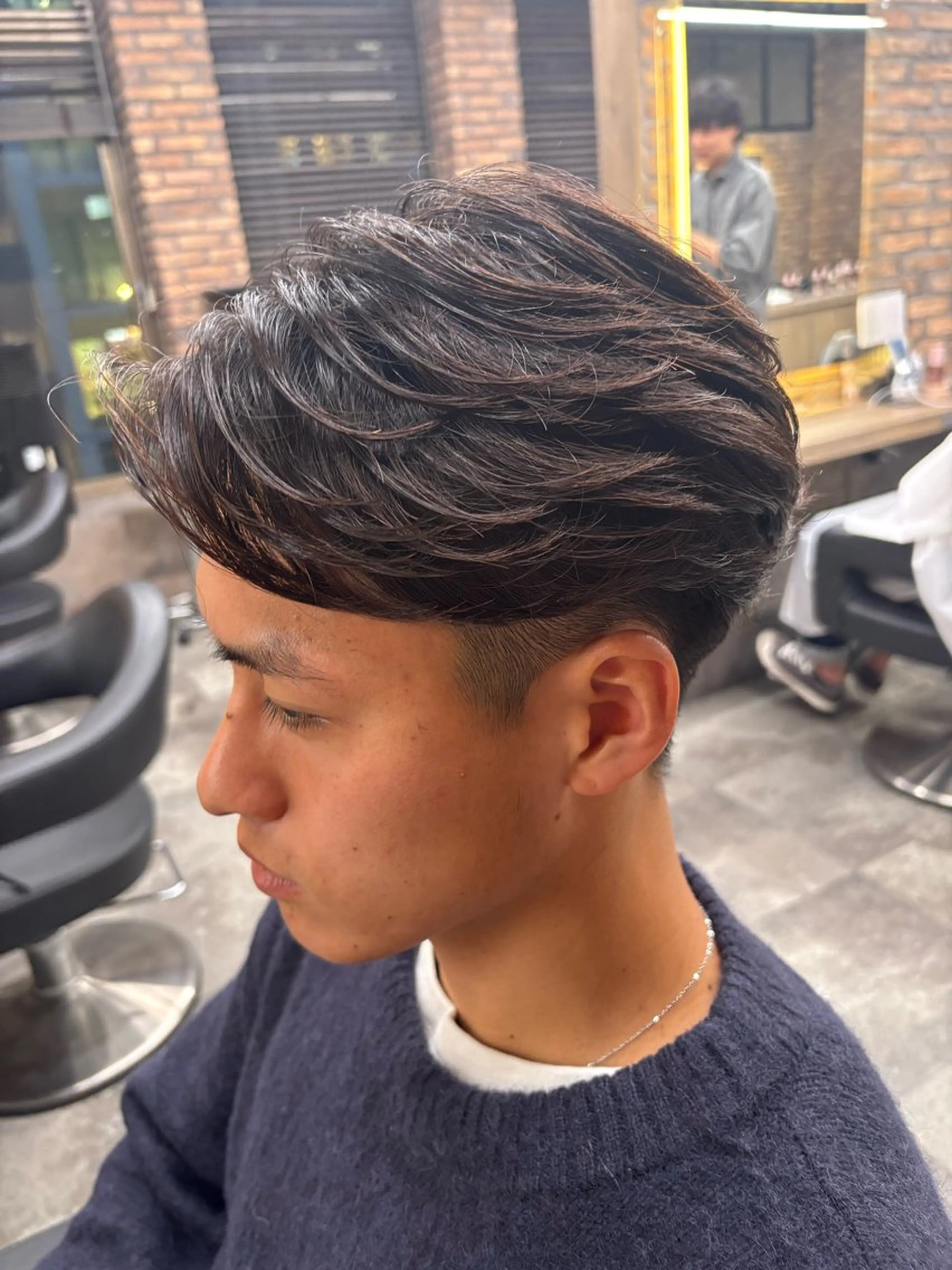 メンズ カット パーマ 🪽直毛男子の救世主 🪽フェザーパーマのヘアスタイル