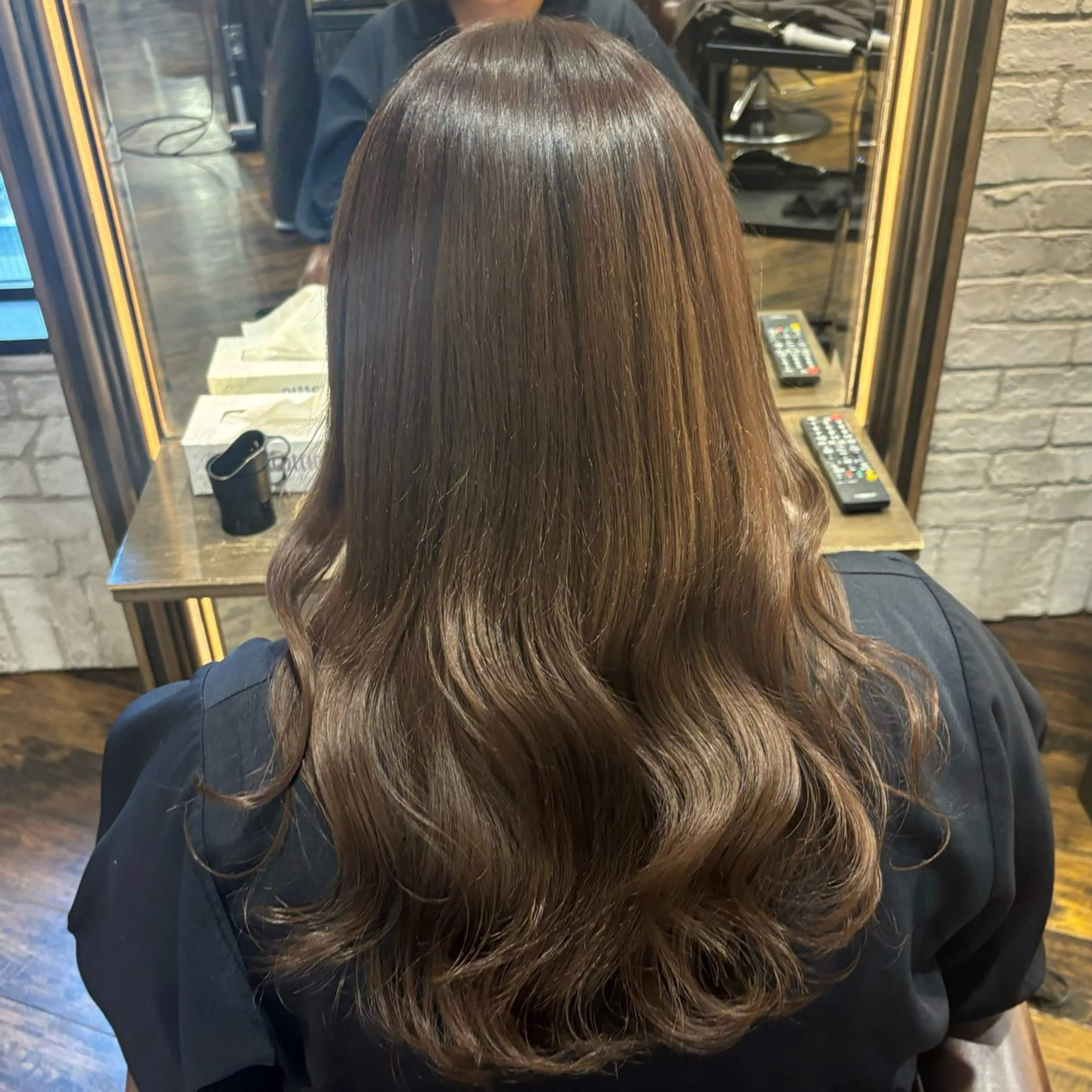 ロング カラー ベージュカラー Luce川崎 クロサワのヘアスタイル