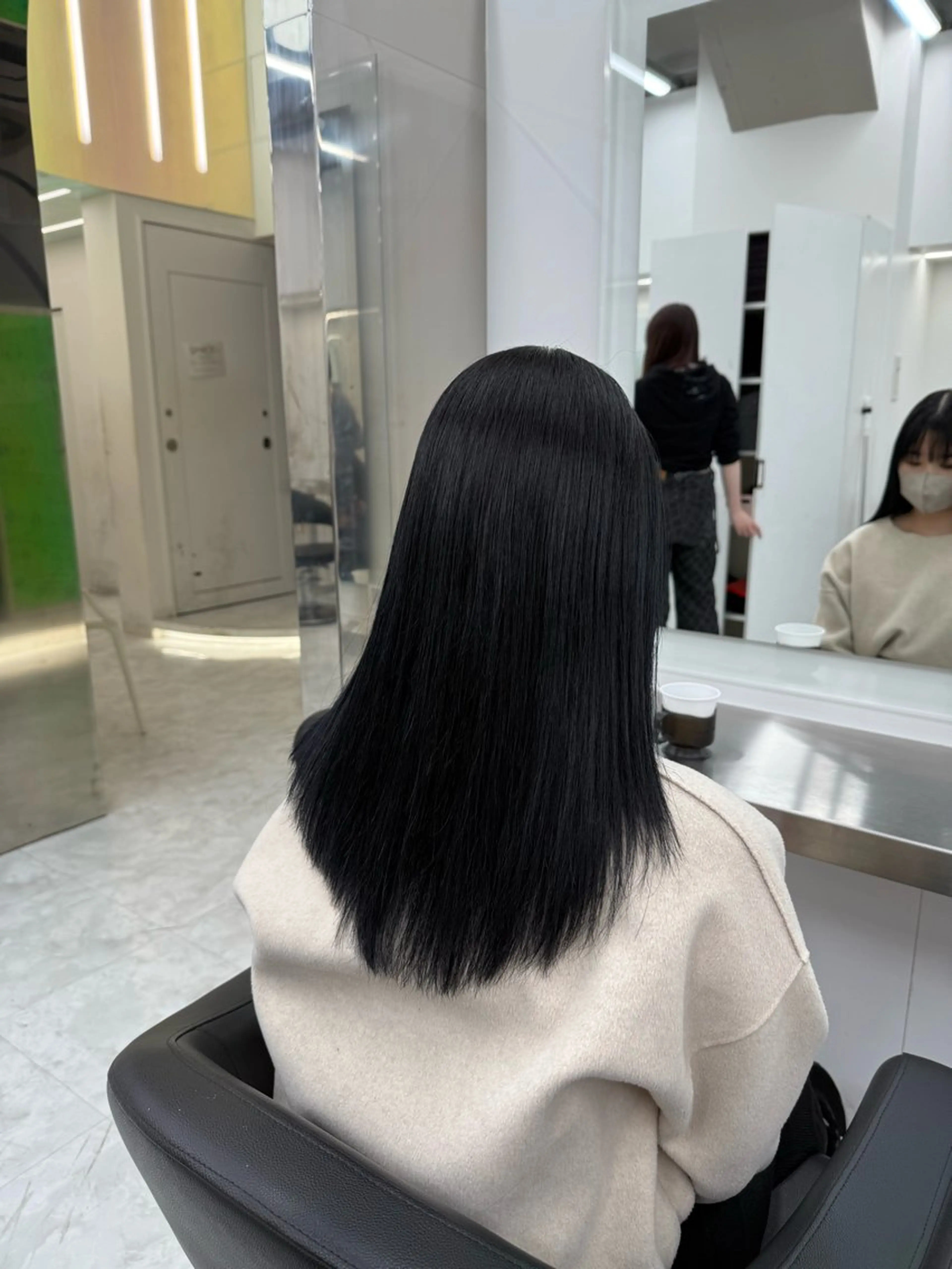 ロング カラー 中韓レイヤー/ ブラウン🤎はやとのヘアスタイル