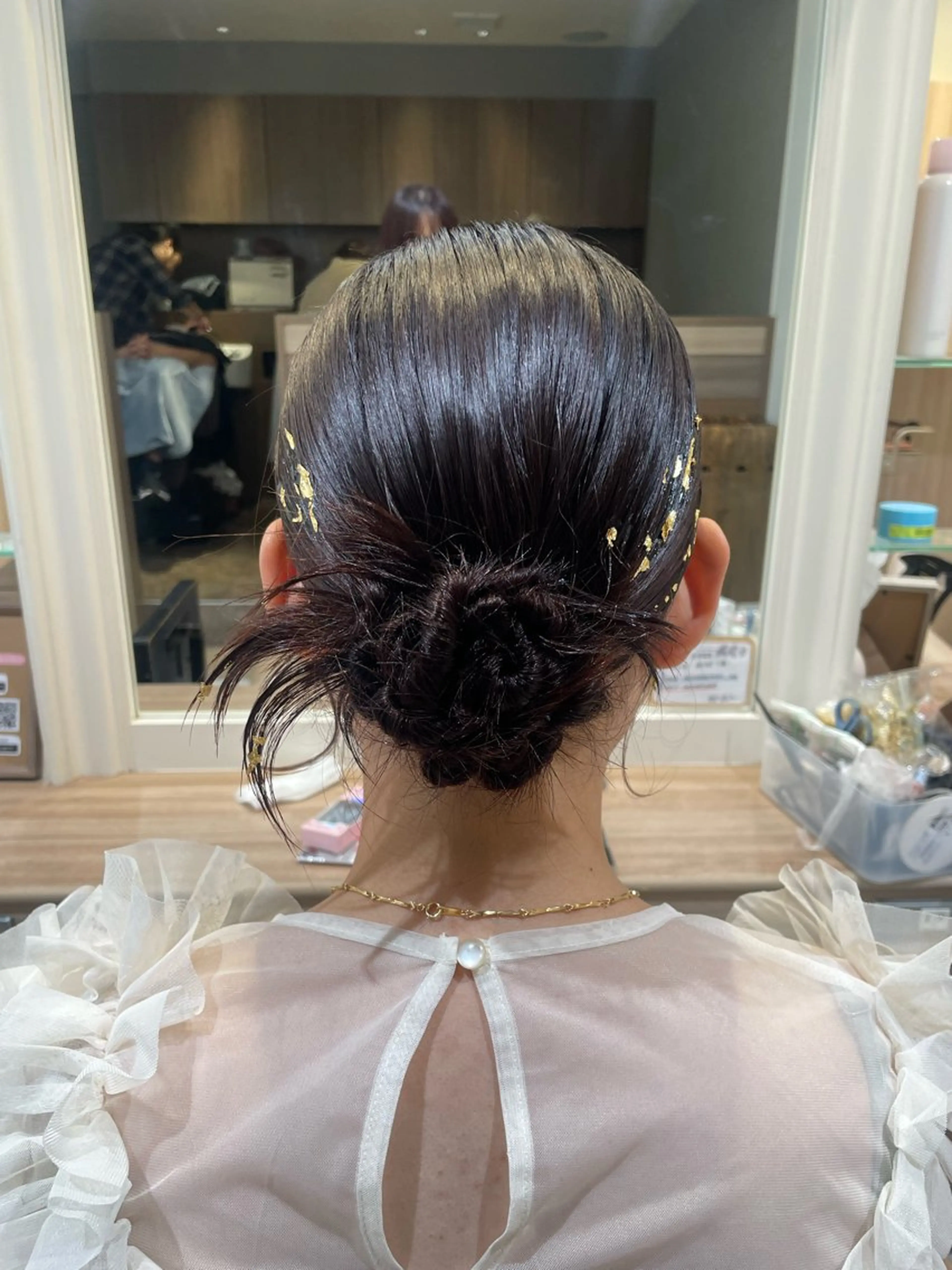 セミロング ヘアアレンジ 韓国ヘアメイク🎀/ 縮毛矯正✨山本媛香のヘアスタイル