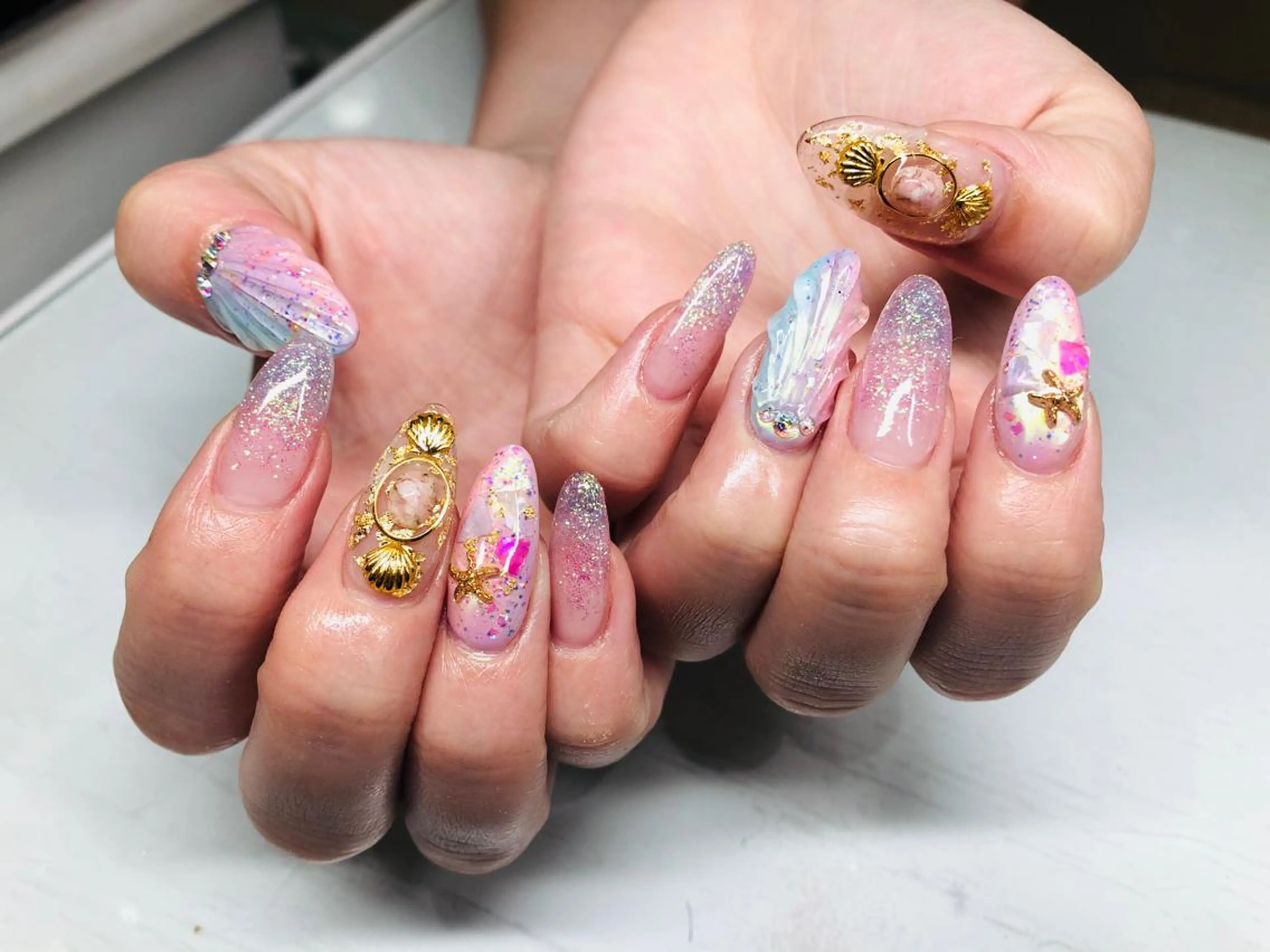 ネイル いちじゅう あおいのネイルデザイン