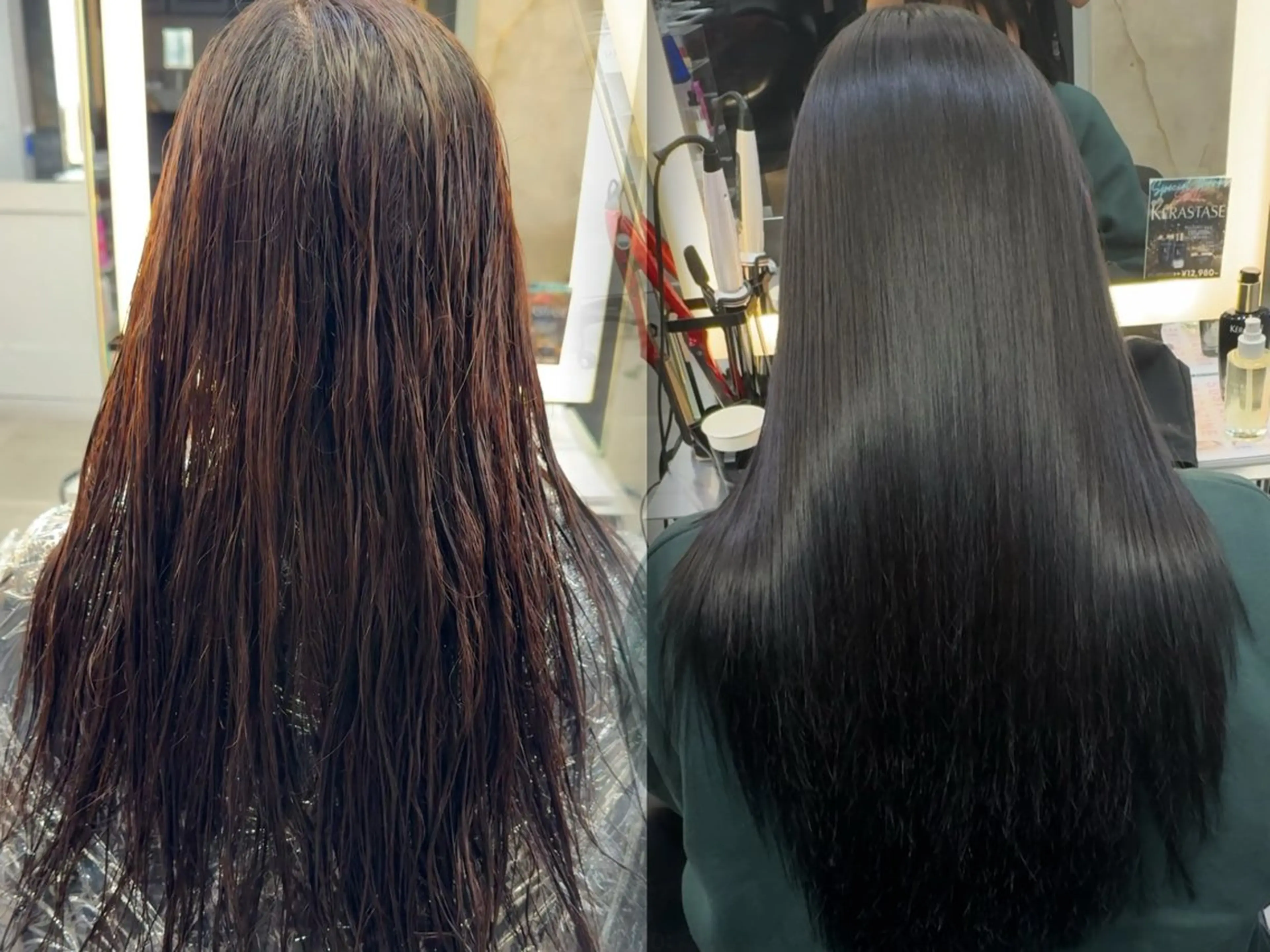 ロング カット 縮毛矯正 トリートメント 池袋/韓国/レイヤー 髪質改善/村上けいとのヘアスタイル