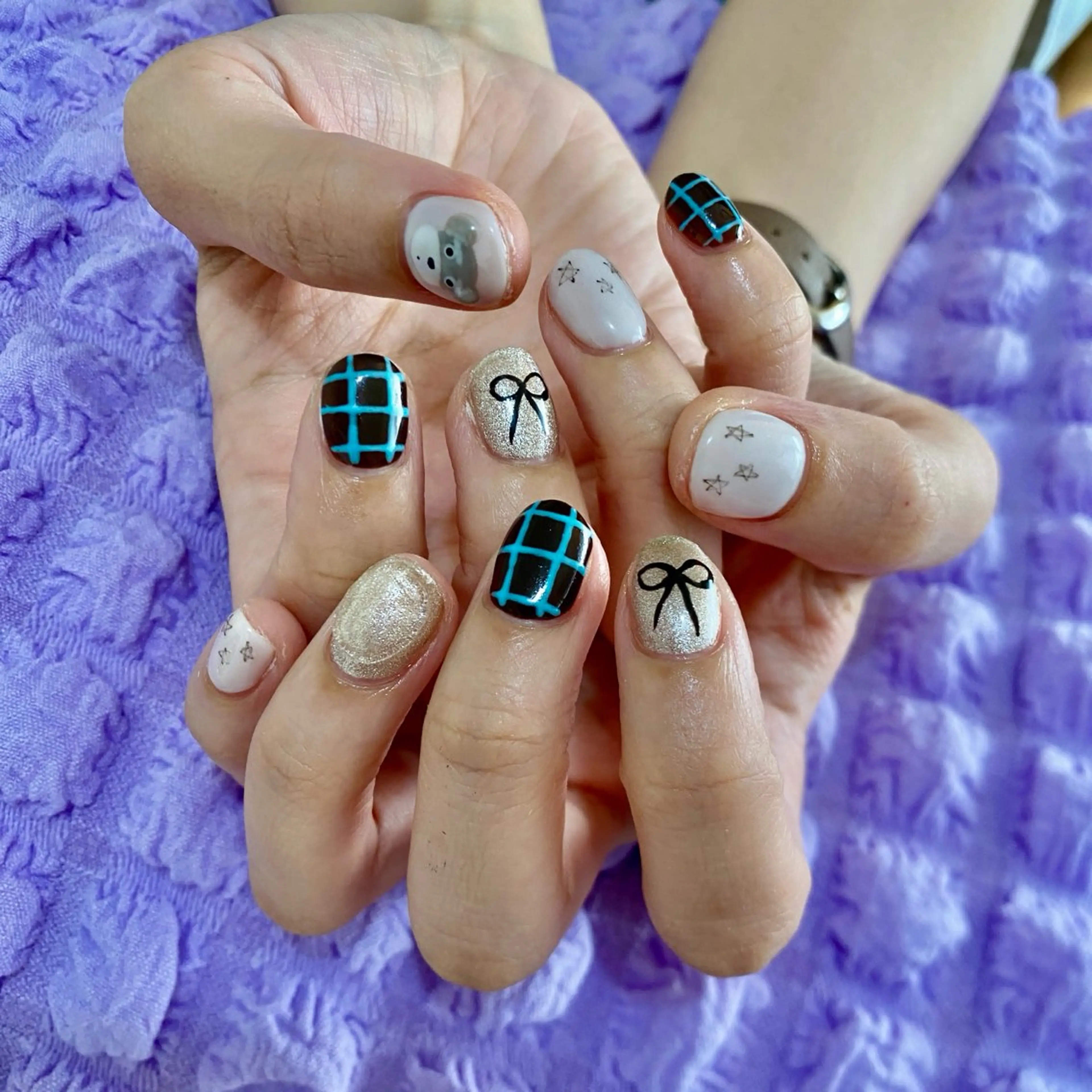 ネイル 持ち込み VIBLISS福岡 tomokoのネイルデザイン