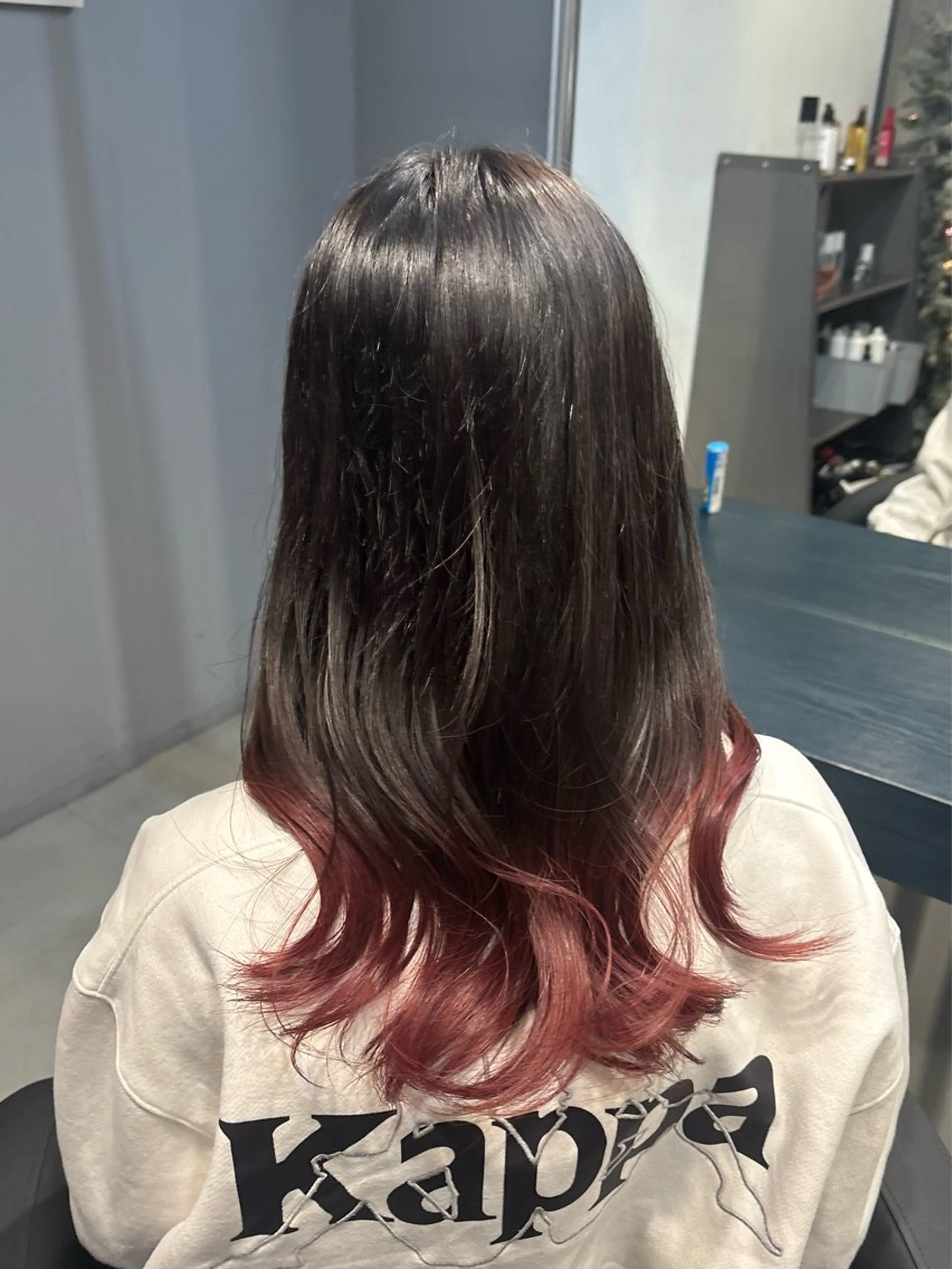 ★部分ブリーチダブルカラー+前髪カット+うる艶トリートメント★の写真