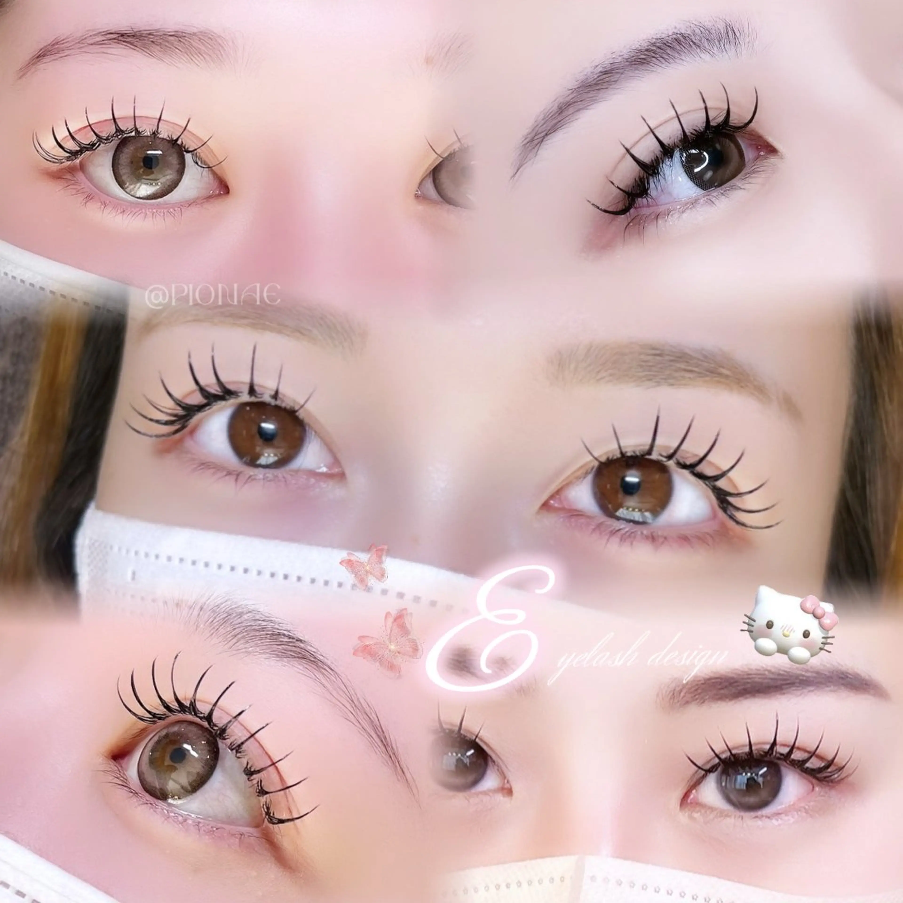 マツエク・マツパ pionae / eyeのマツエク・マツパデザイン