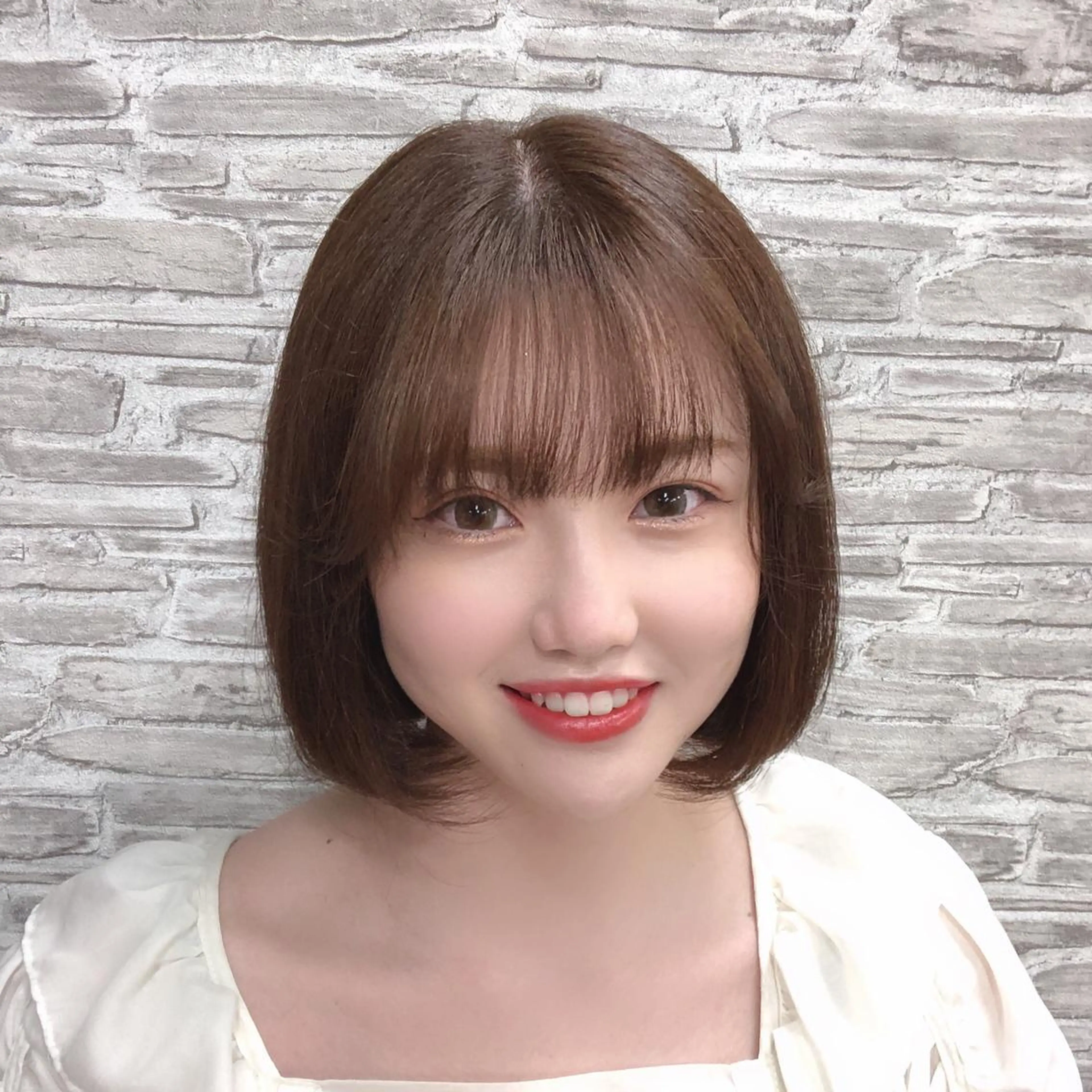 ショート カラー タンバルモリ 韓国風ヘア カット ヘアカラー トリートメント ヘアセット 韓国ヘア🤍髪質改善 🇰🇷AKANEのヘアスタイル