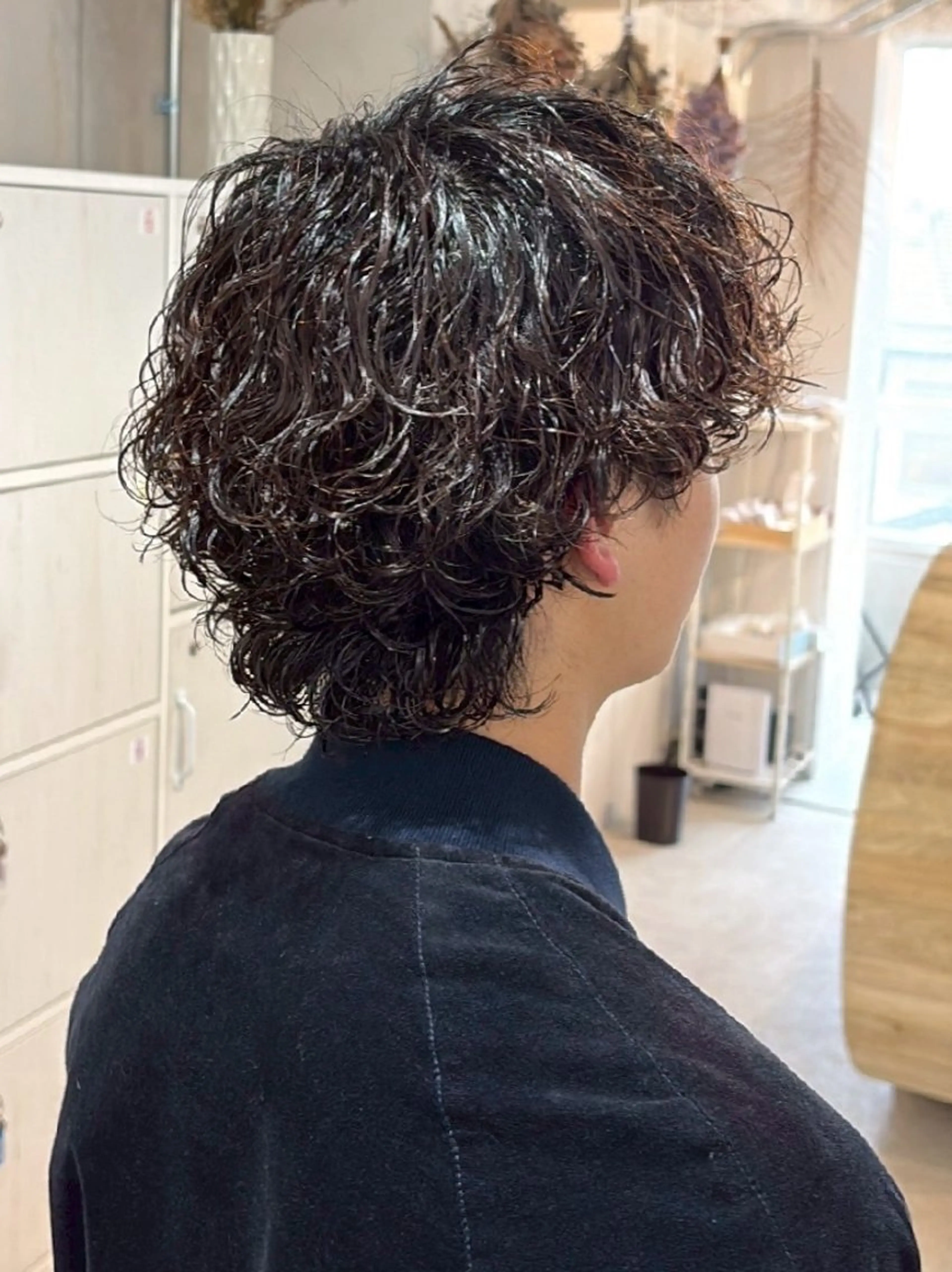 ショート パーマ メンズ カット パーマ JESTER 烏丸御池のヘアスタイル
