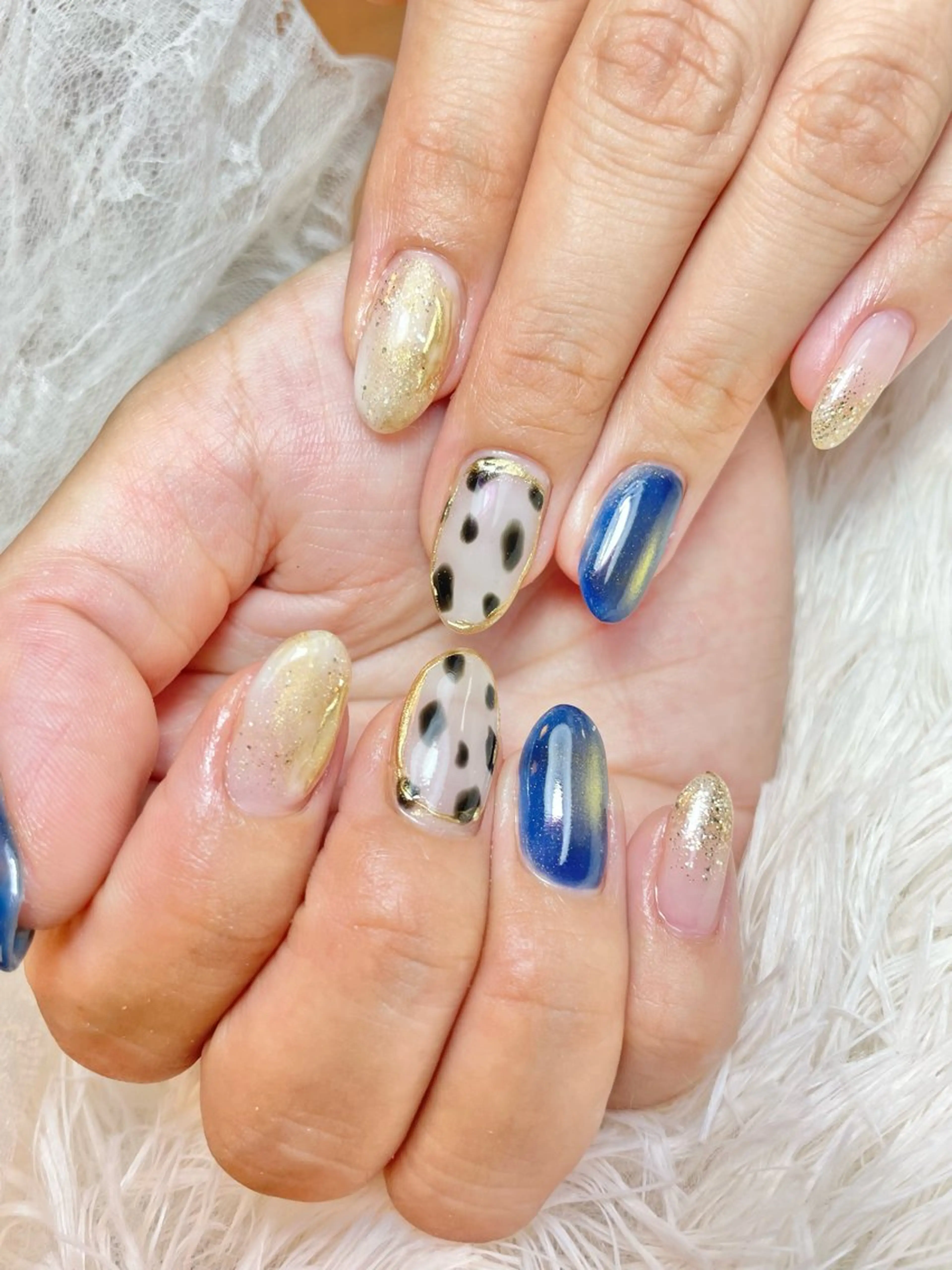 ネイル マグネットネイル ハンドネイル nail salon Libertyのネイルデザイン