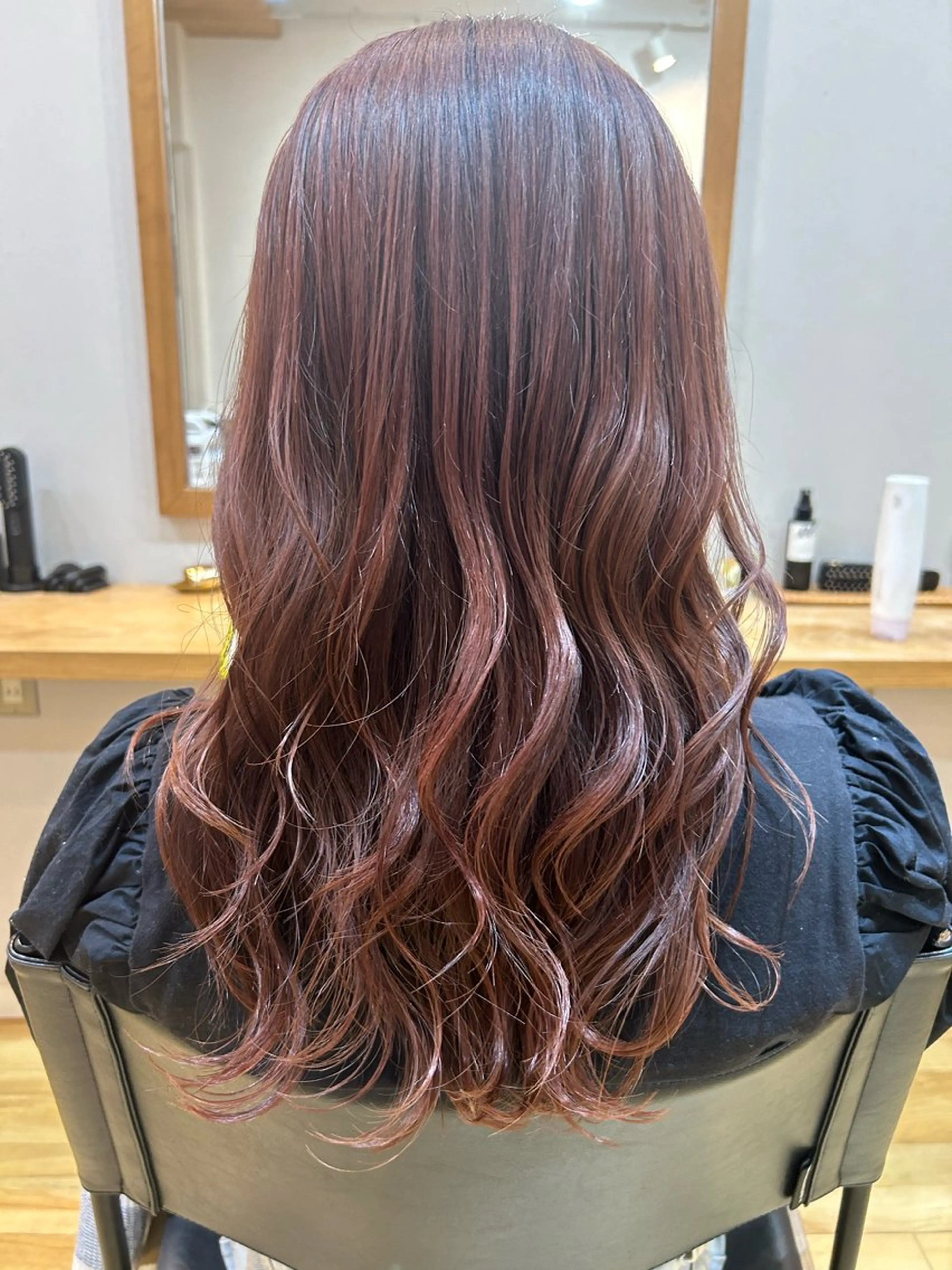 セミロング カラー ヘアアレンジ 佐藤 かののヘアスタイル