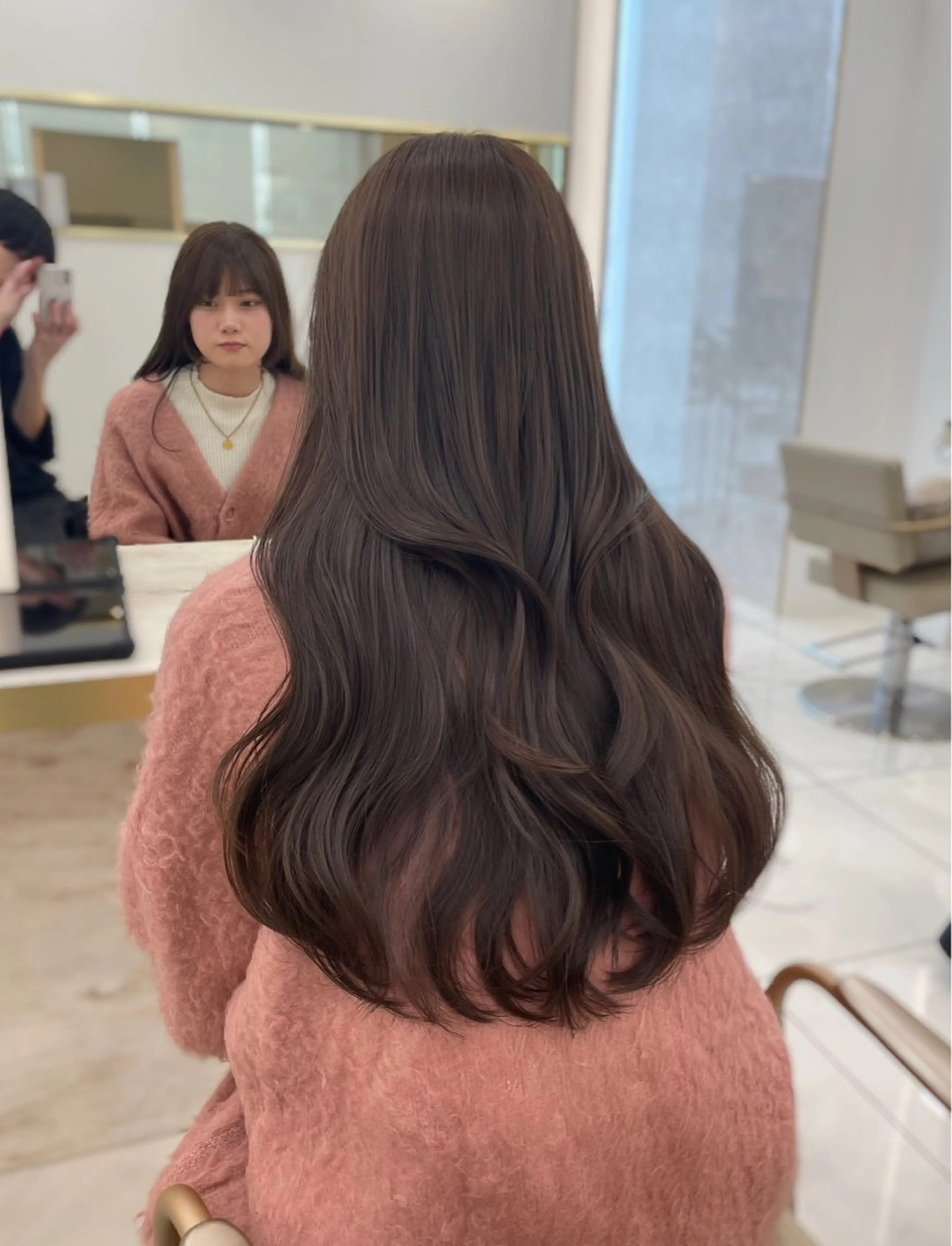 ロング カラー 名古屋/レイヤー 島原　由璃のヘアスタイル