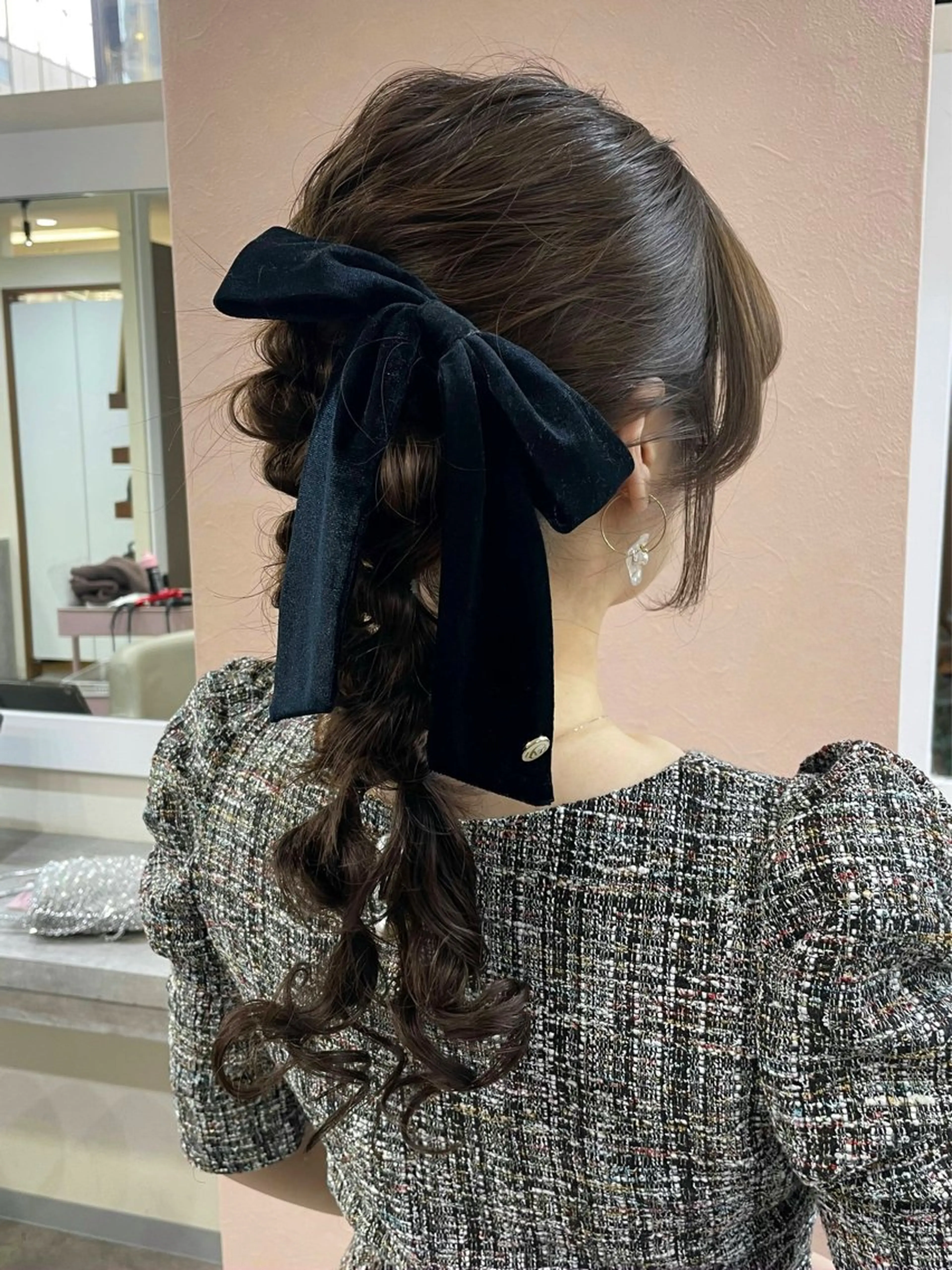 ロング ヘアアレンジ ヘアセット 韓国風パーマ/ヘア セット/店長みづきのヘアスタイル