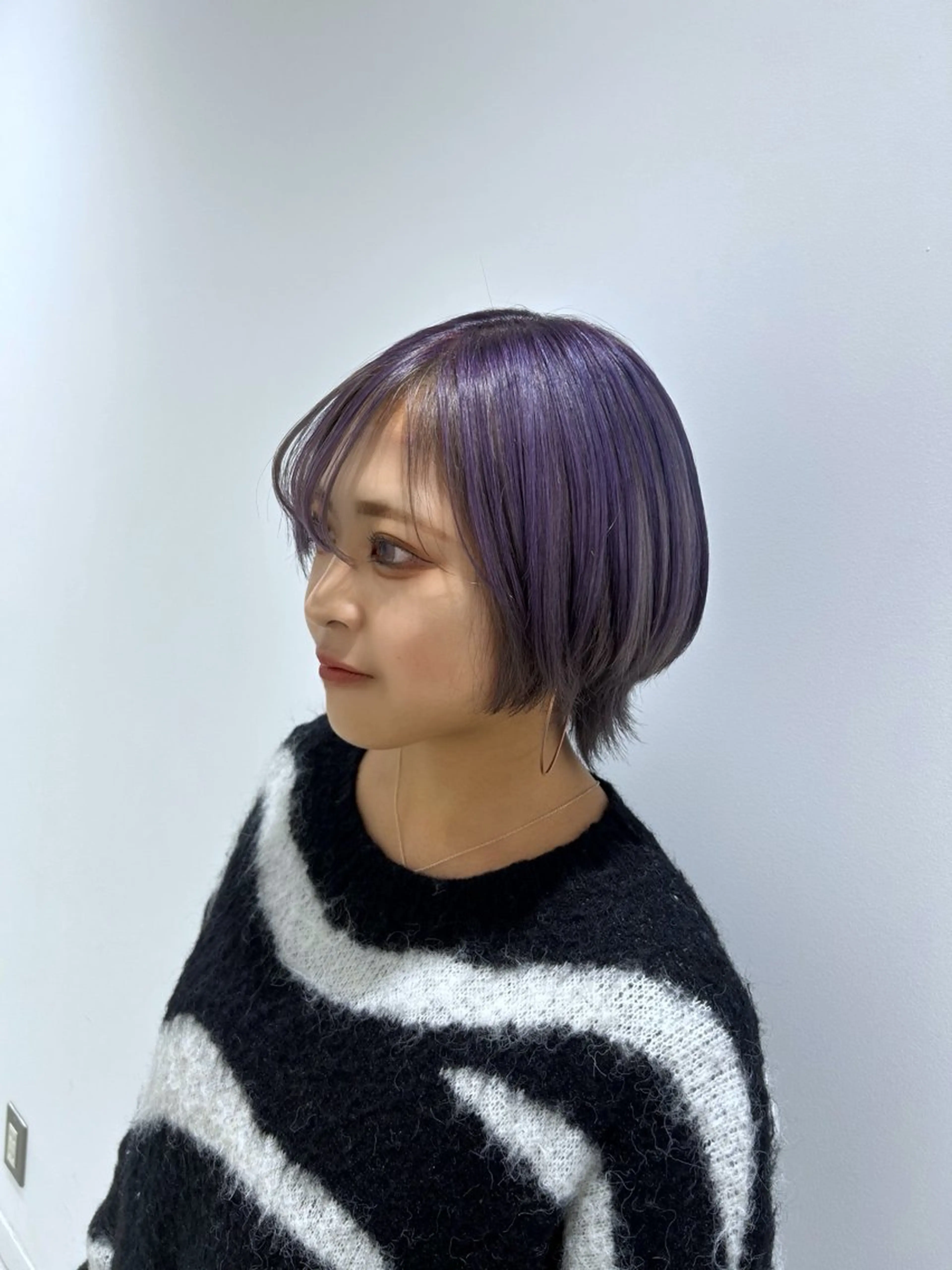 ショート カラー ヘアカラー ヘッドスパ はるか/透明感暗髪 /ヘアアレンジ🤍のヘアスタイル