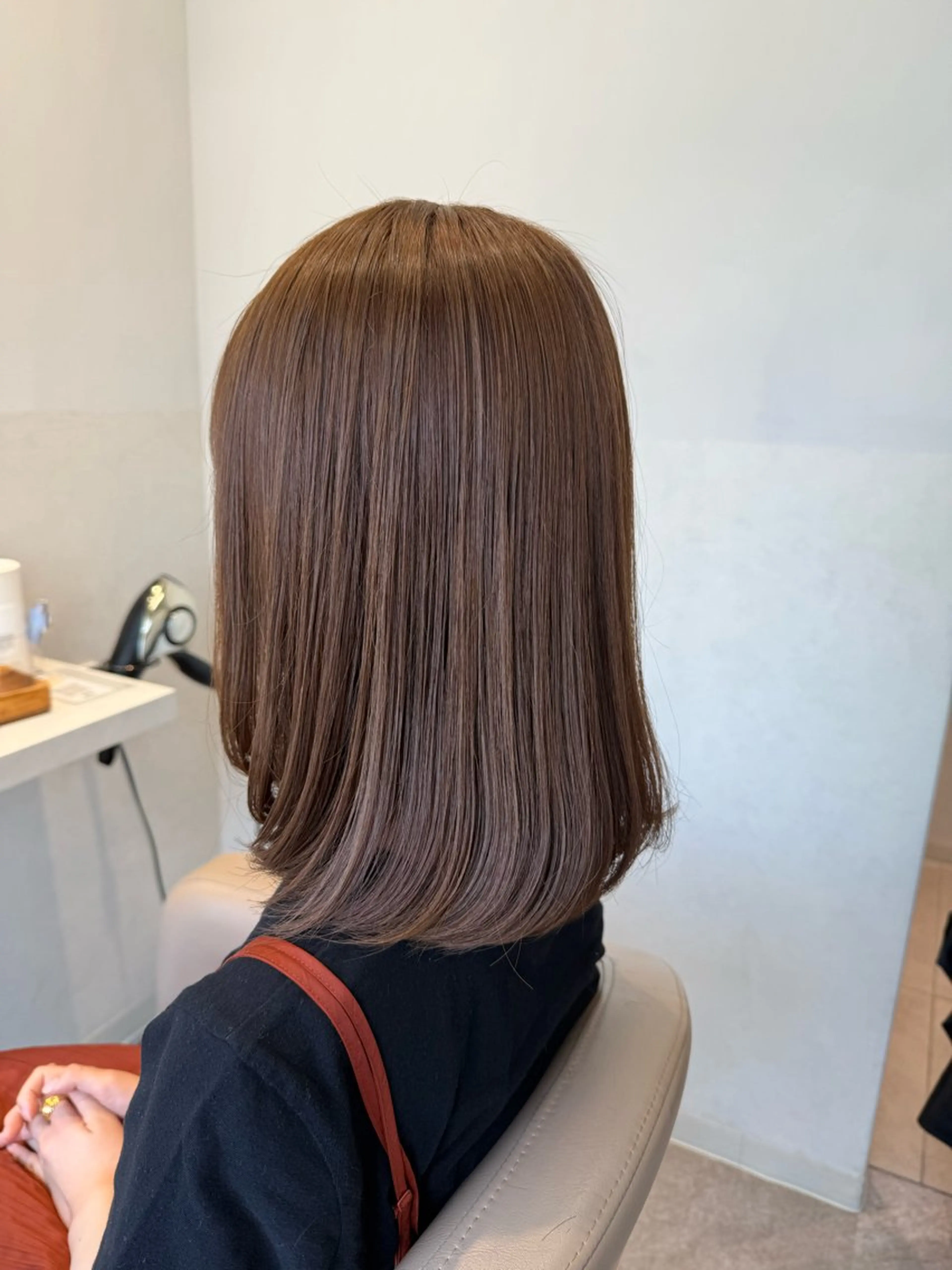 ミディアム カラー ブラウンカラー 🍇おぐら めぐみ🍇のヘアスタイル