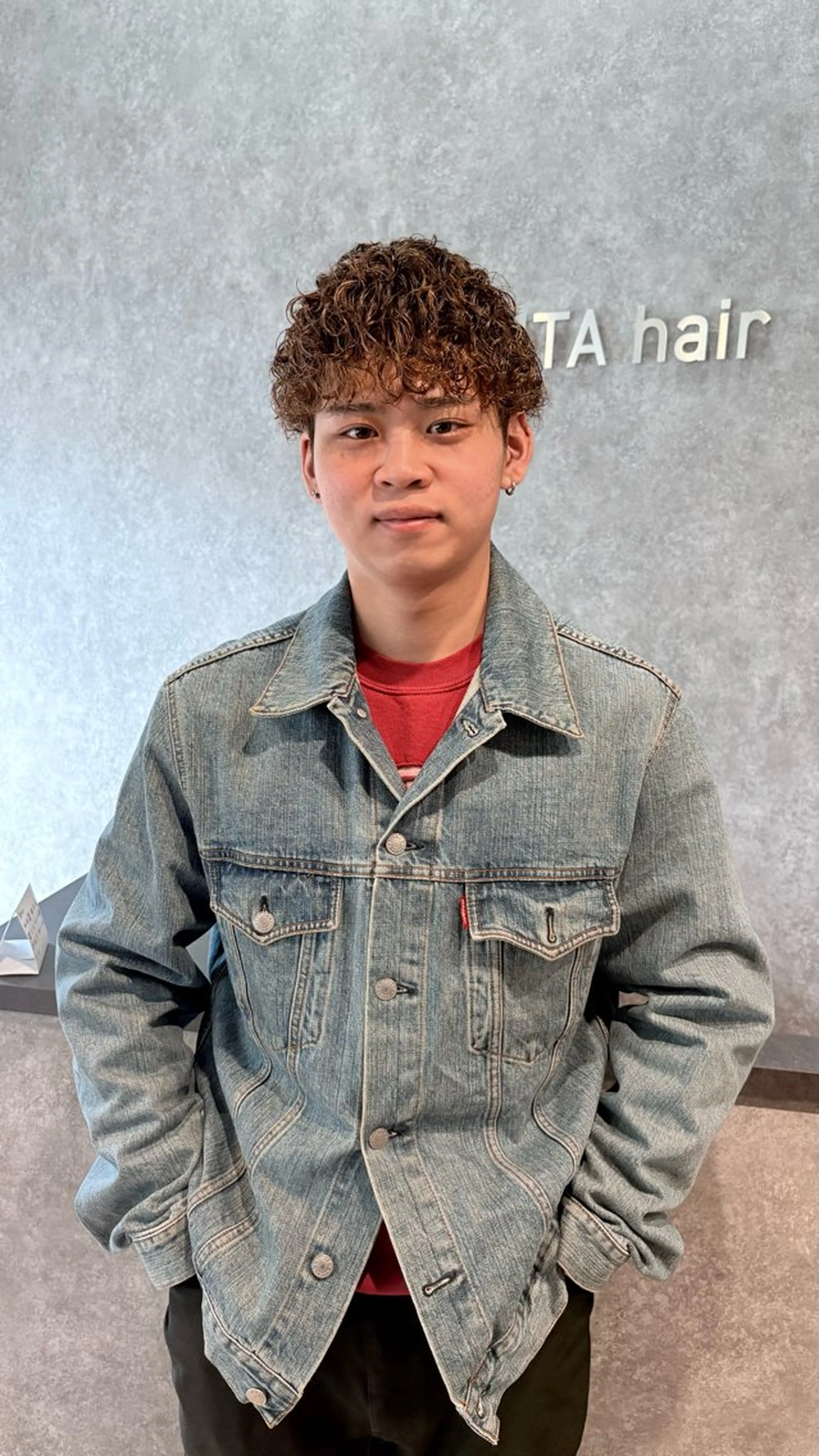 パーマ メンズ パーマスタイル特化◎ 永戸圭汰のヘアスタイル