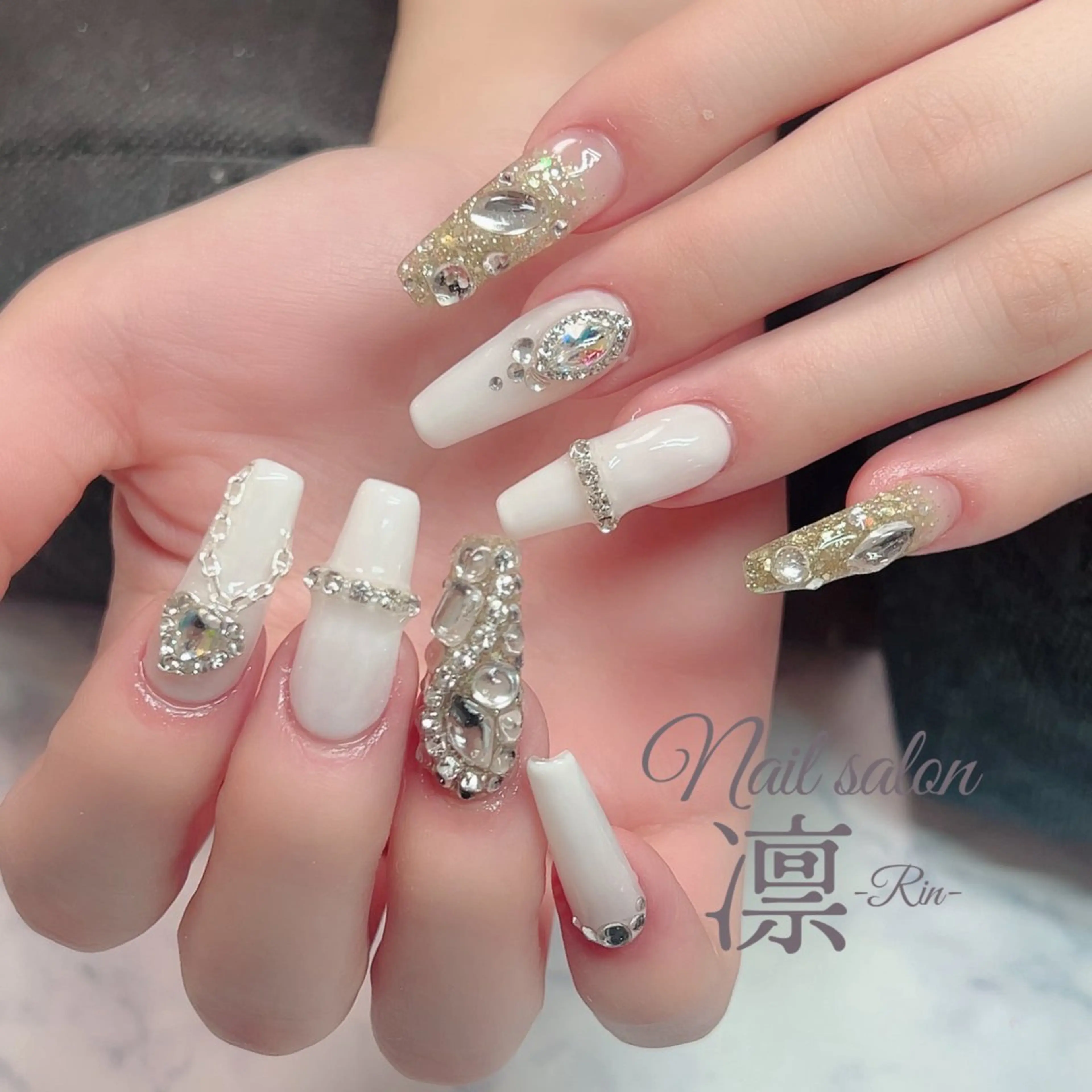 ネイル スカルプネイル private salon凛のネイルデザイン