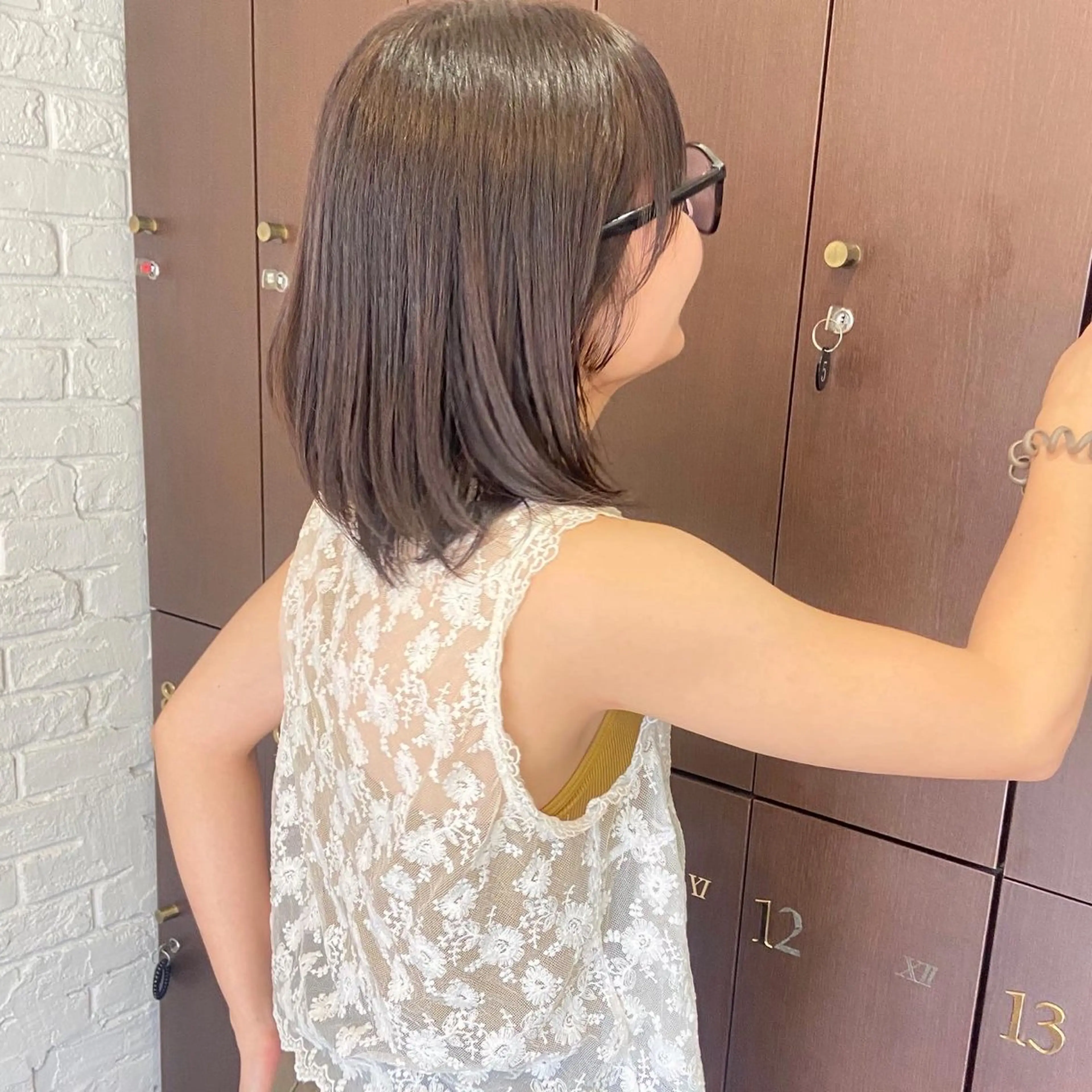 ミディアム カラー ヘアアレンジ 🌼似合わせのプロ 心斎橋/rena🌼のマツエク・マツパデザイン