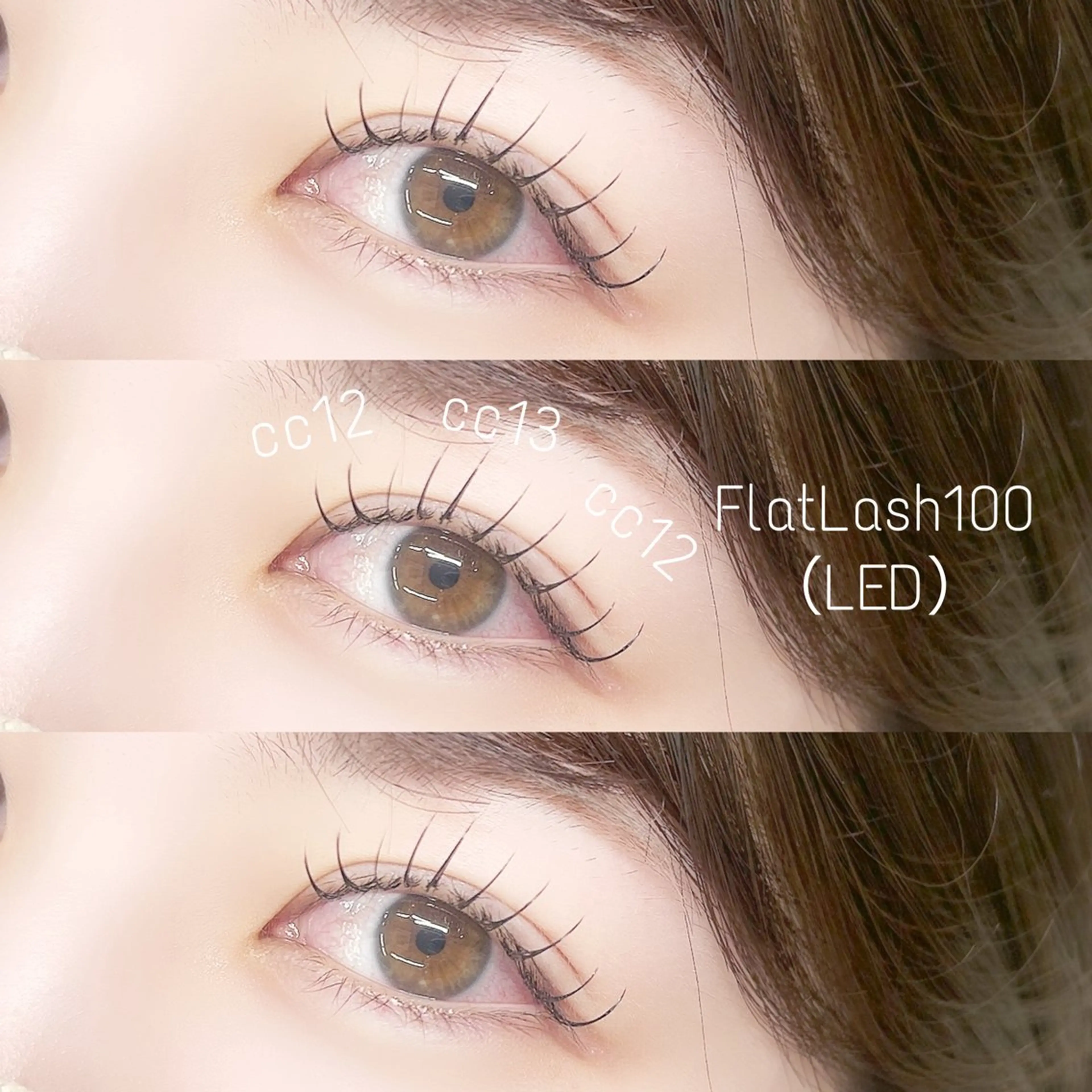 💛4月限定価格💛LEDフラットラッシュ✨100本¥6770の写真