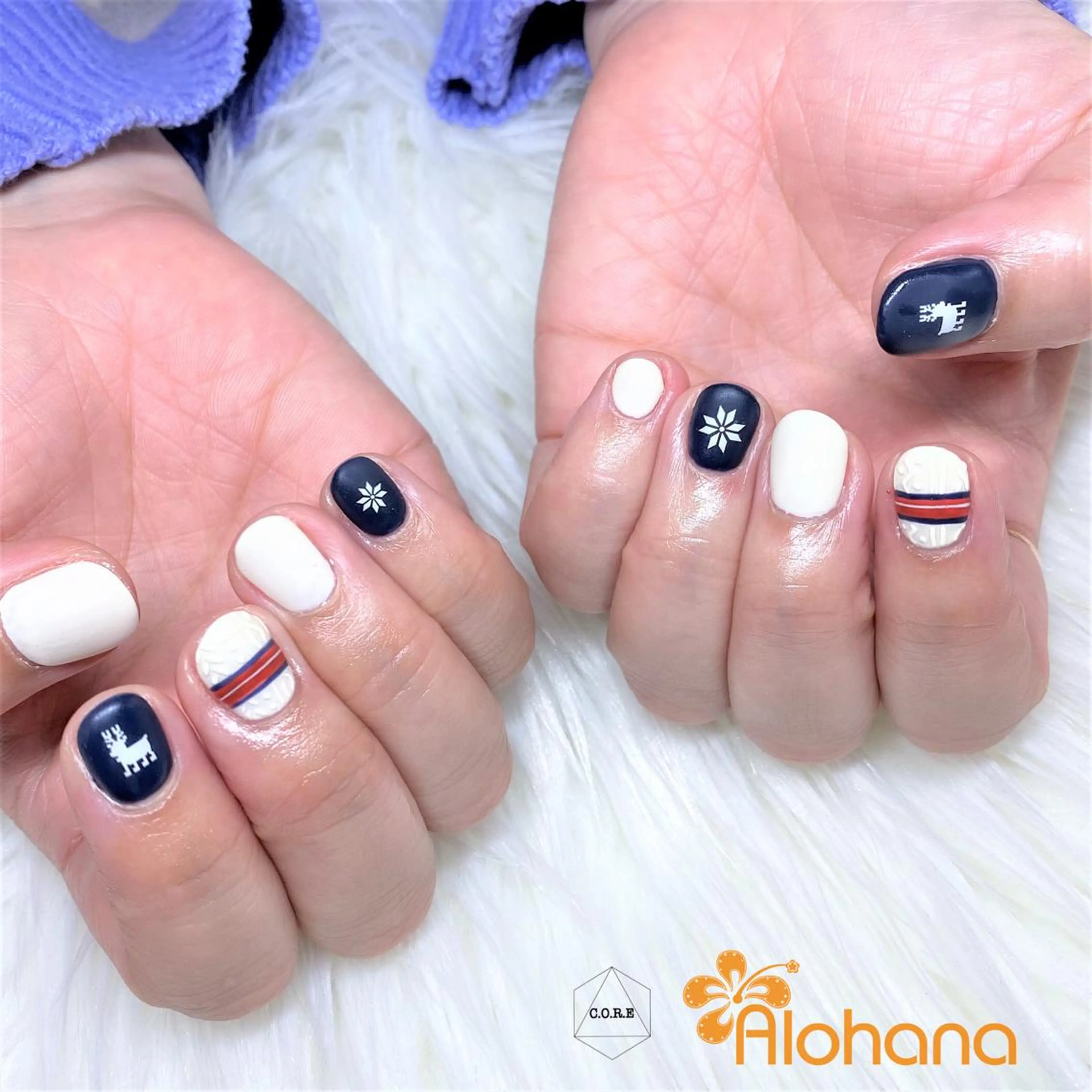 ネイル ハンドネイル Alohana Minaのネイルデザイン
