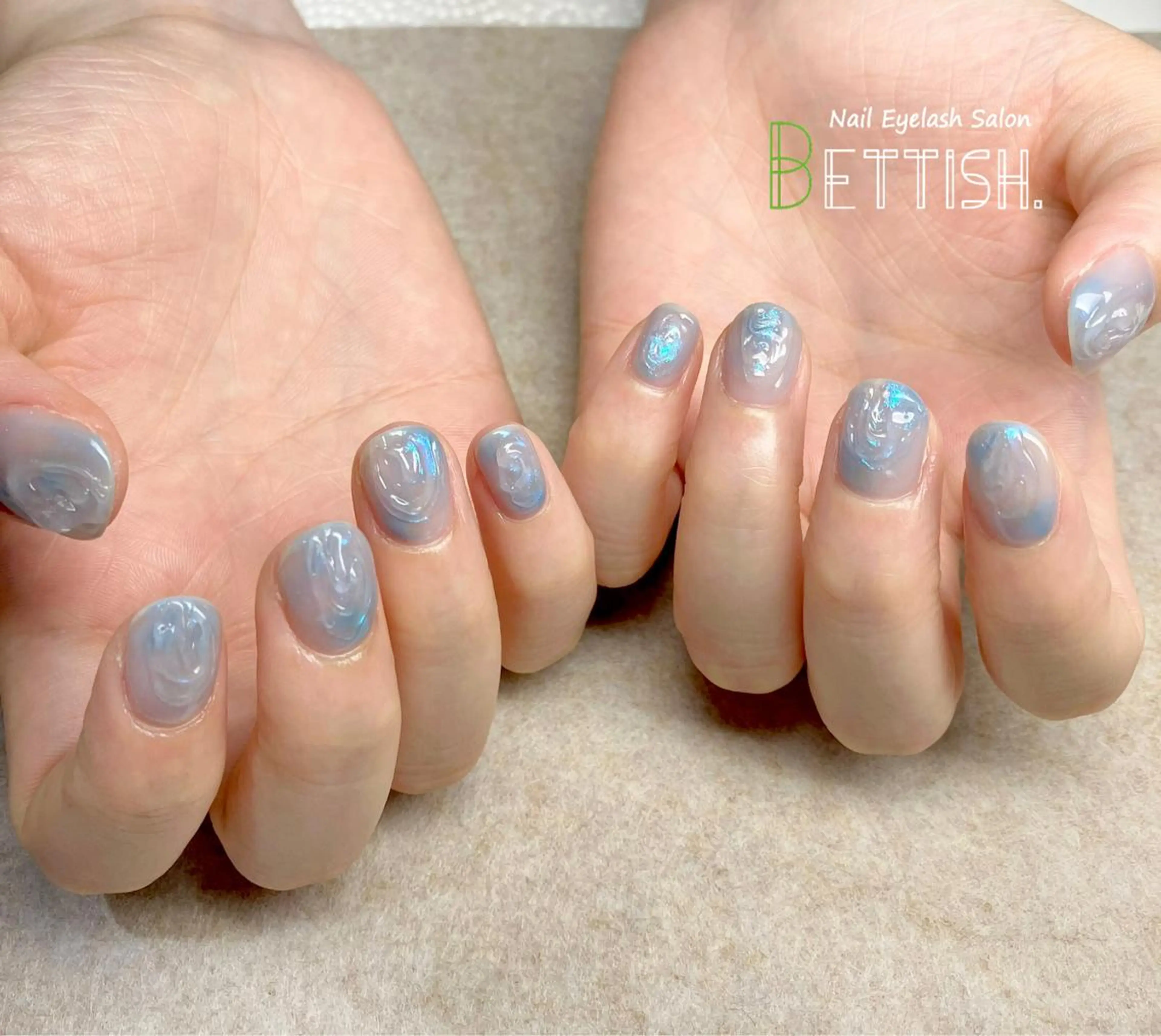 ネイル ブルー ハンドネイル BETTISH. KUMIKO☺︎︎のネイルデザイン