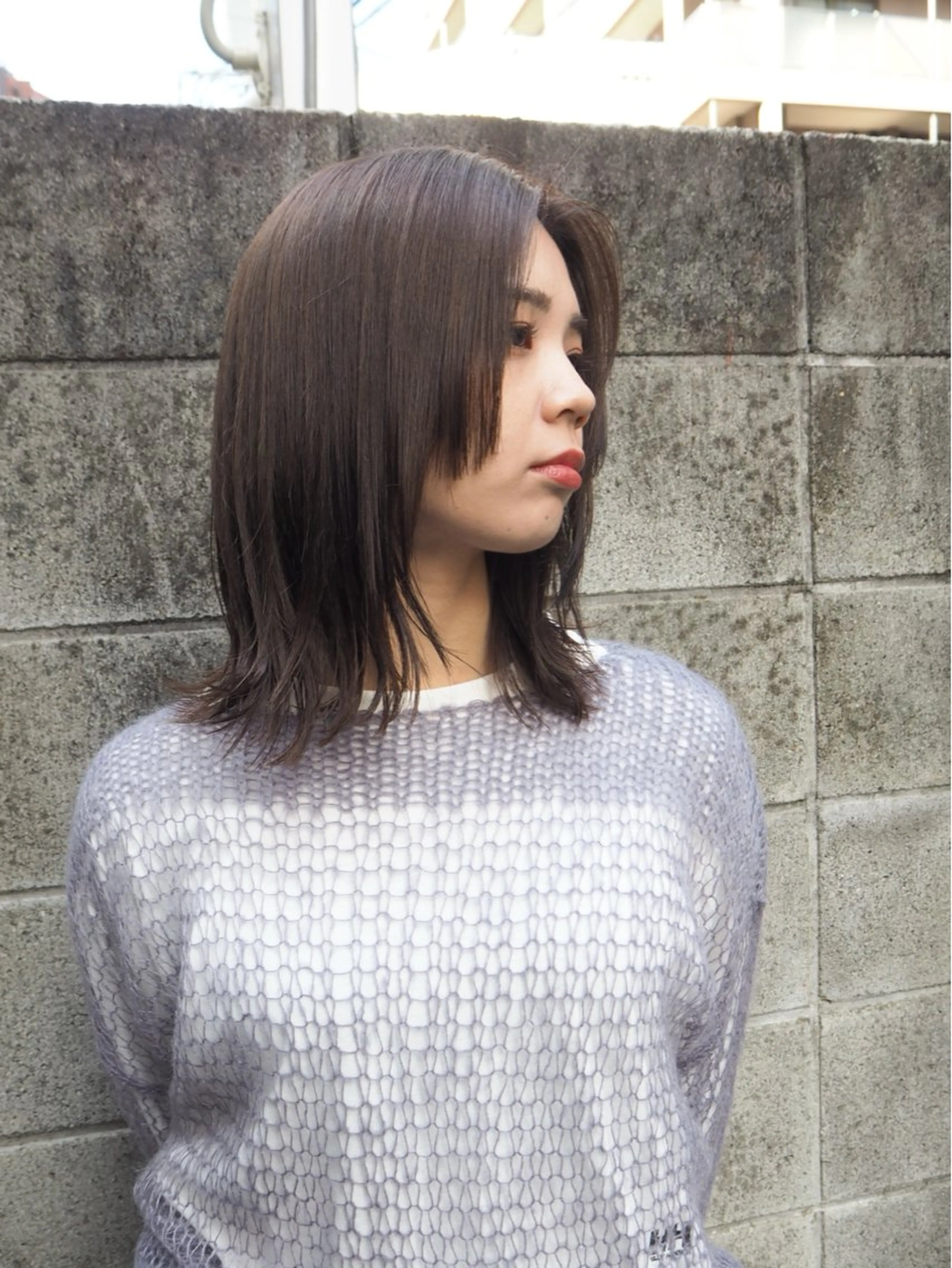 ミディアム カラー カット ヘアカラー トリートメント 似合わせレイヤー/ ニュアンスパーマ高倉のヘアスタイル