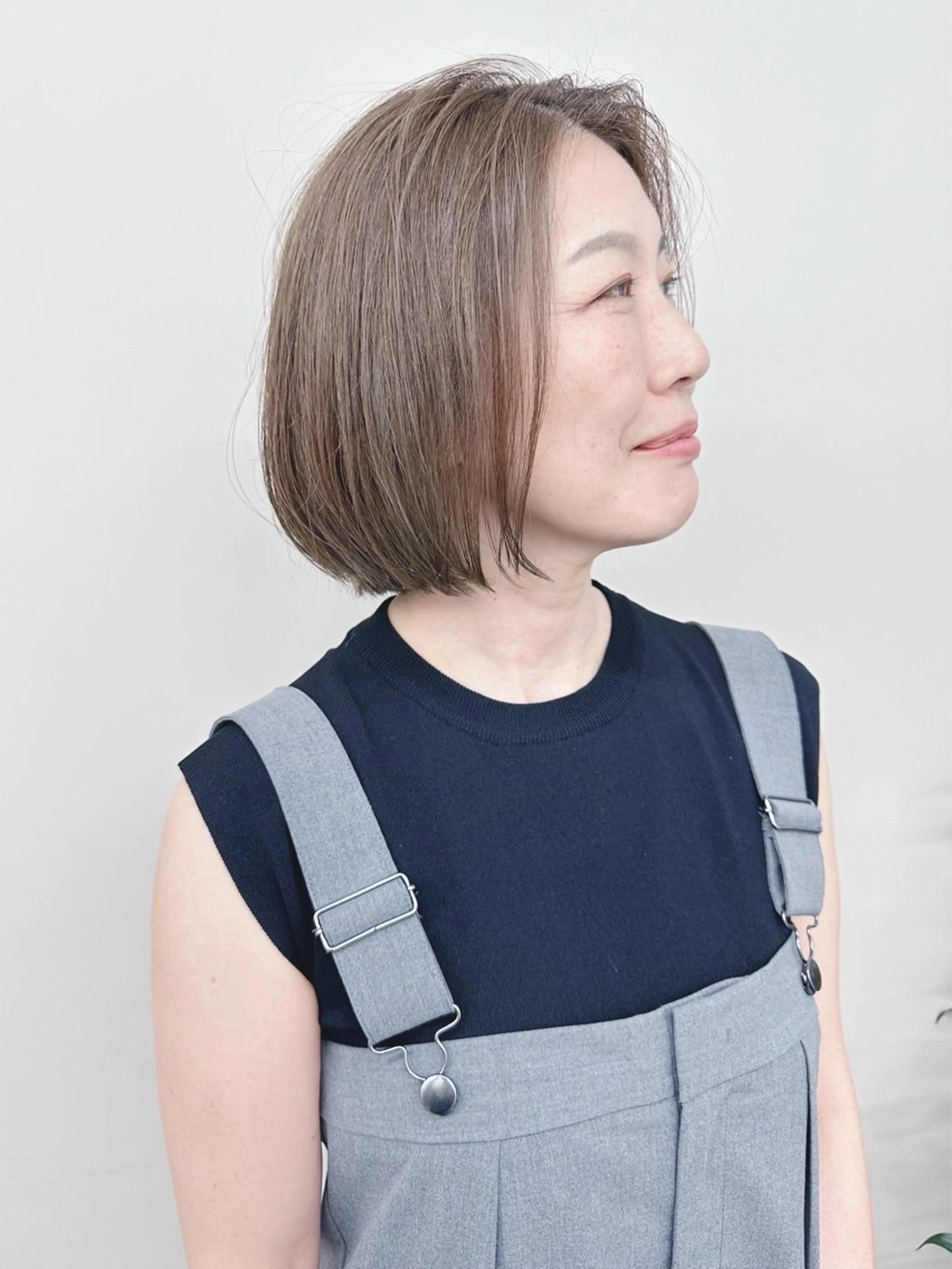 ショート カット ヘッドスパ ボブ/ゆるふわ ボブパーマ/とういのヘアスタイル