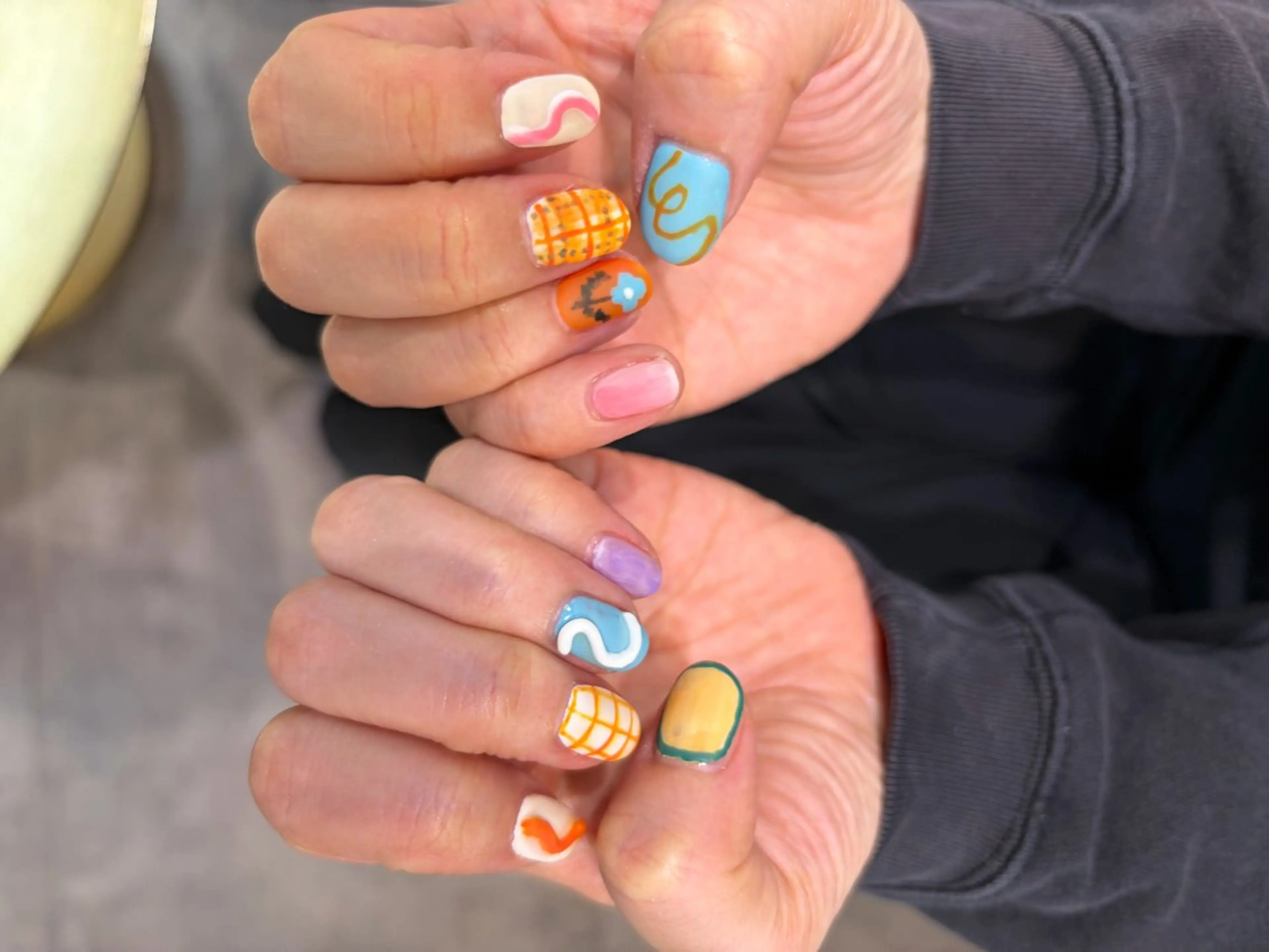 ネイル ハンドネイル 透明感カラー/ ネイル💅まりなのヘアスタイル