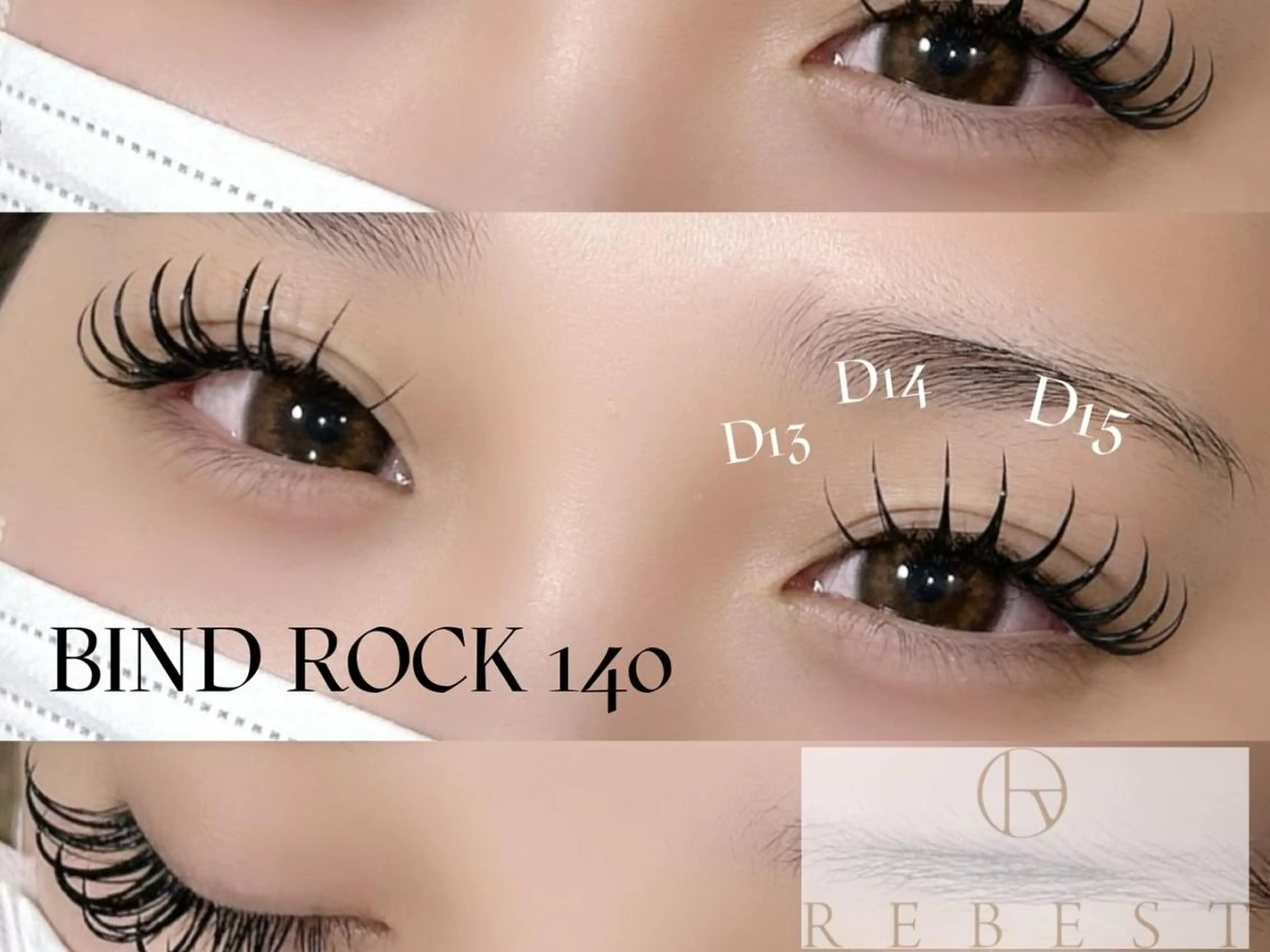 マツエク・マツパ Lashlift 👁️REBESTのマツエク・マツパデザイン