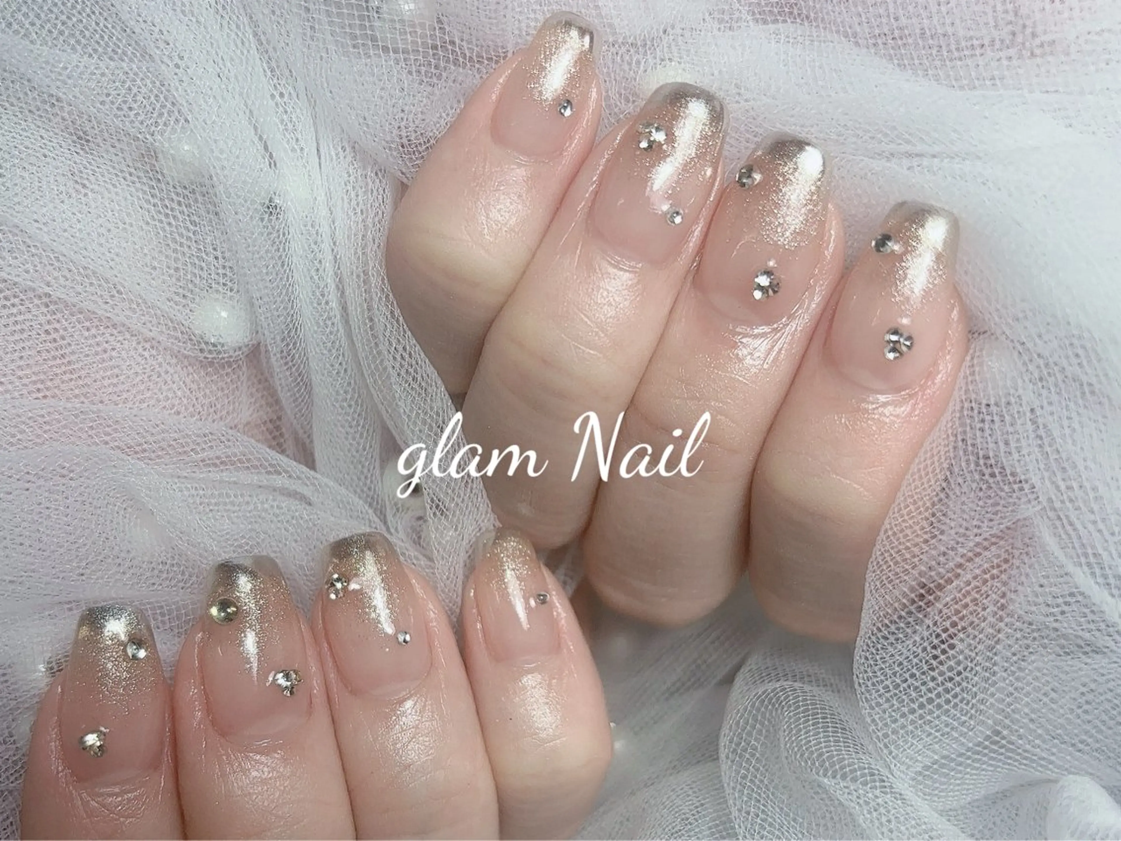 ネイル エツメ💅 長さだし🎀デザインのネイルデザイン