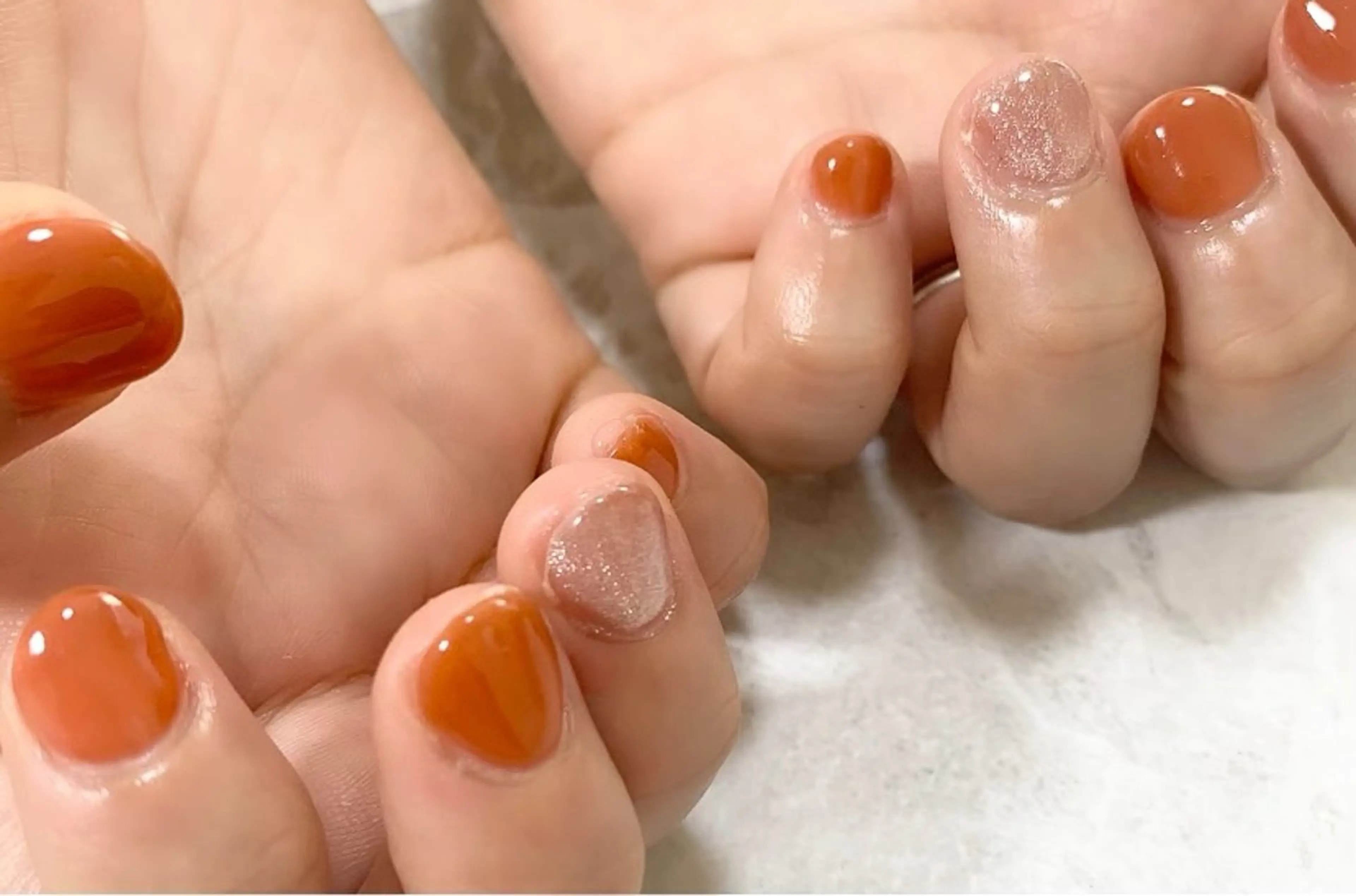 ネイル マグネットネイル ブライダルネイル ハンドネイル M's salonのネイルデザイン