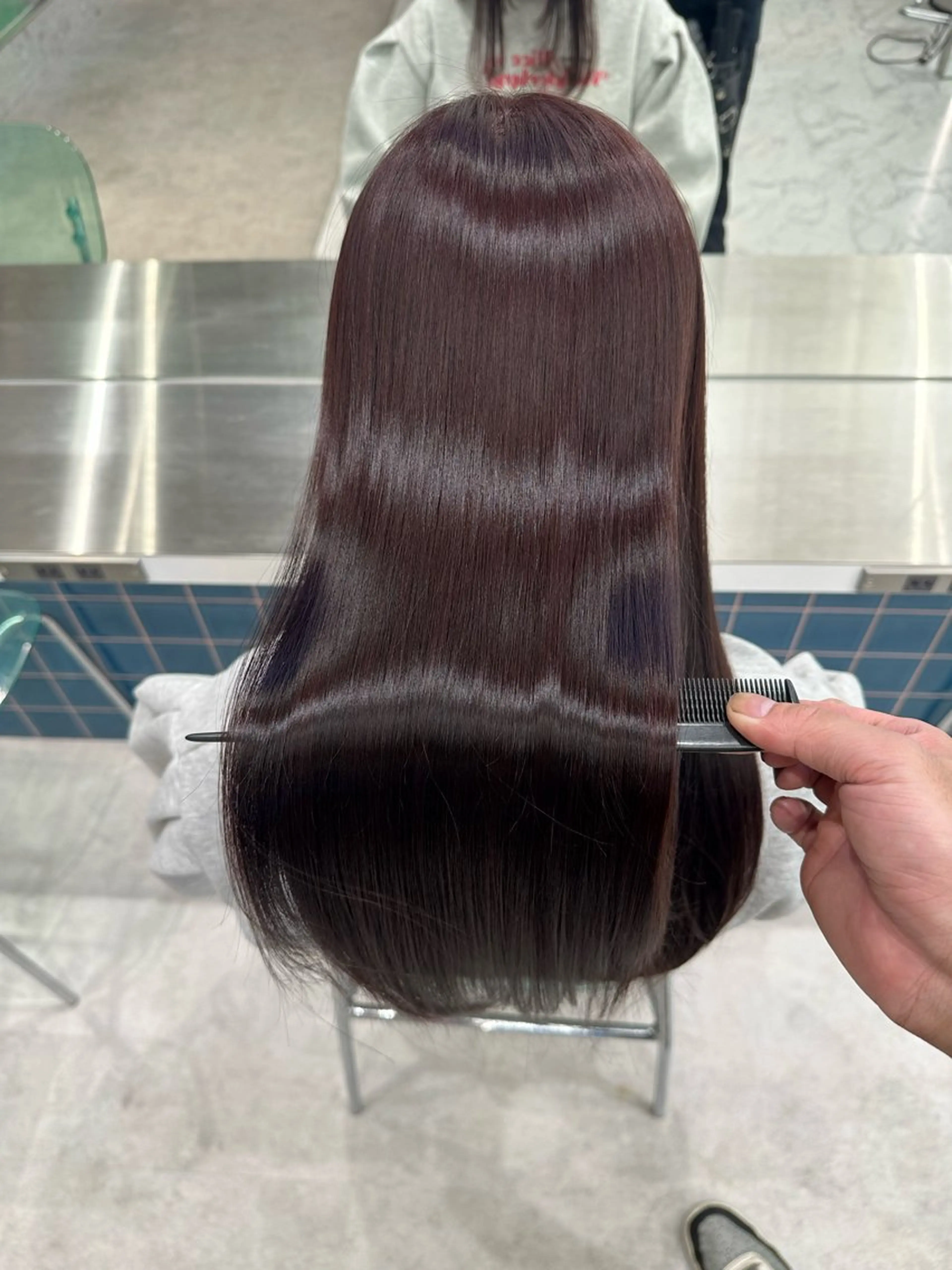 ロング ✨縮毛矯正✨レイヤー ホウダカズヒロのヘアスタイル