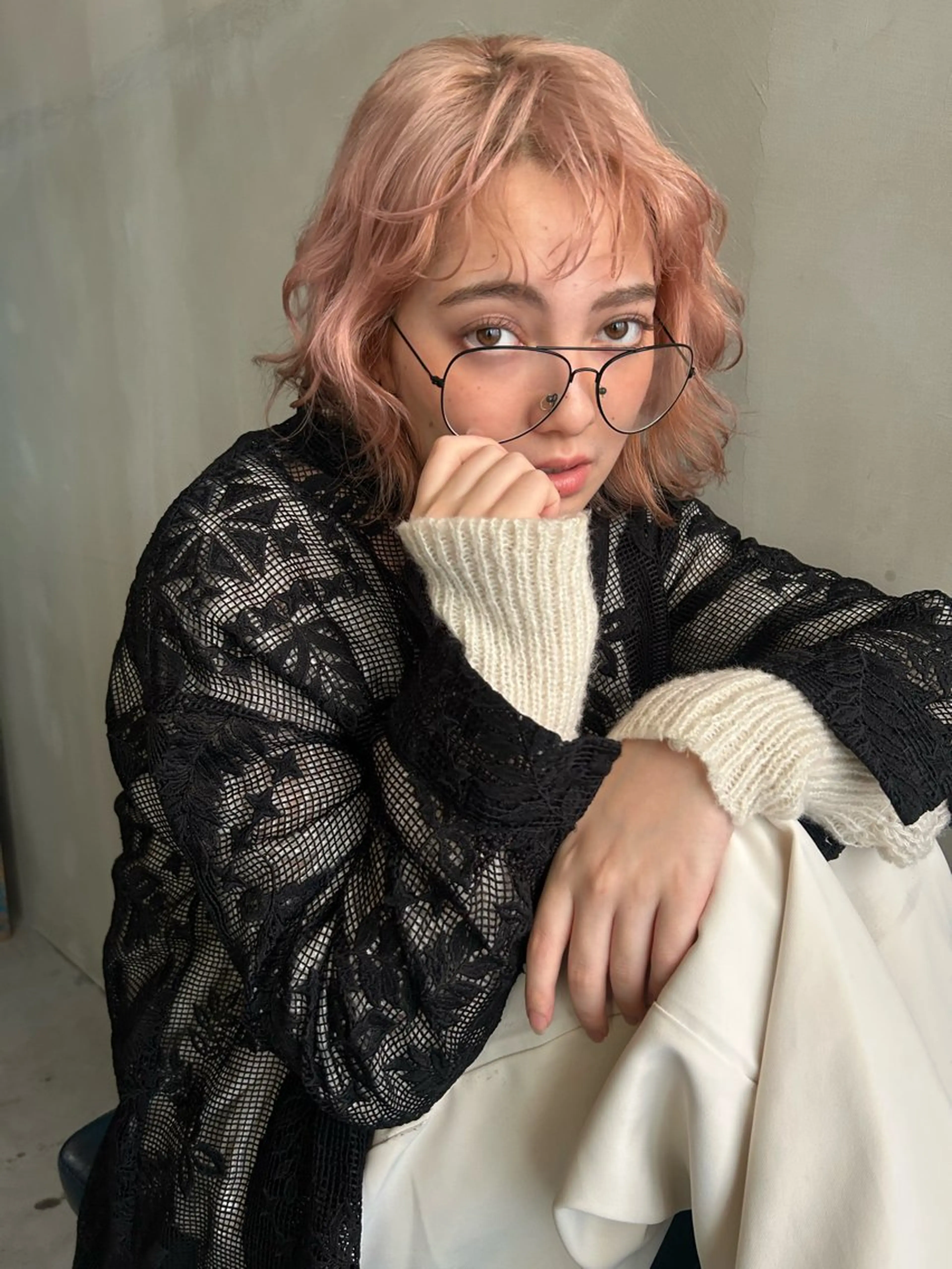 ショート カラー ショート/ボブ/ 心斎橋/宮脇美奈のヘアスタイル