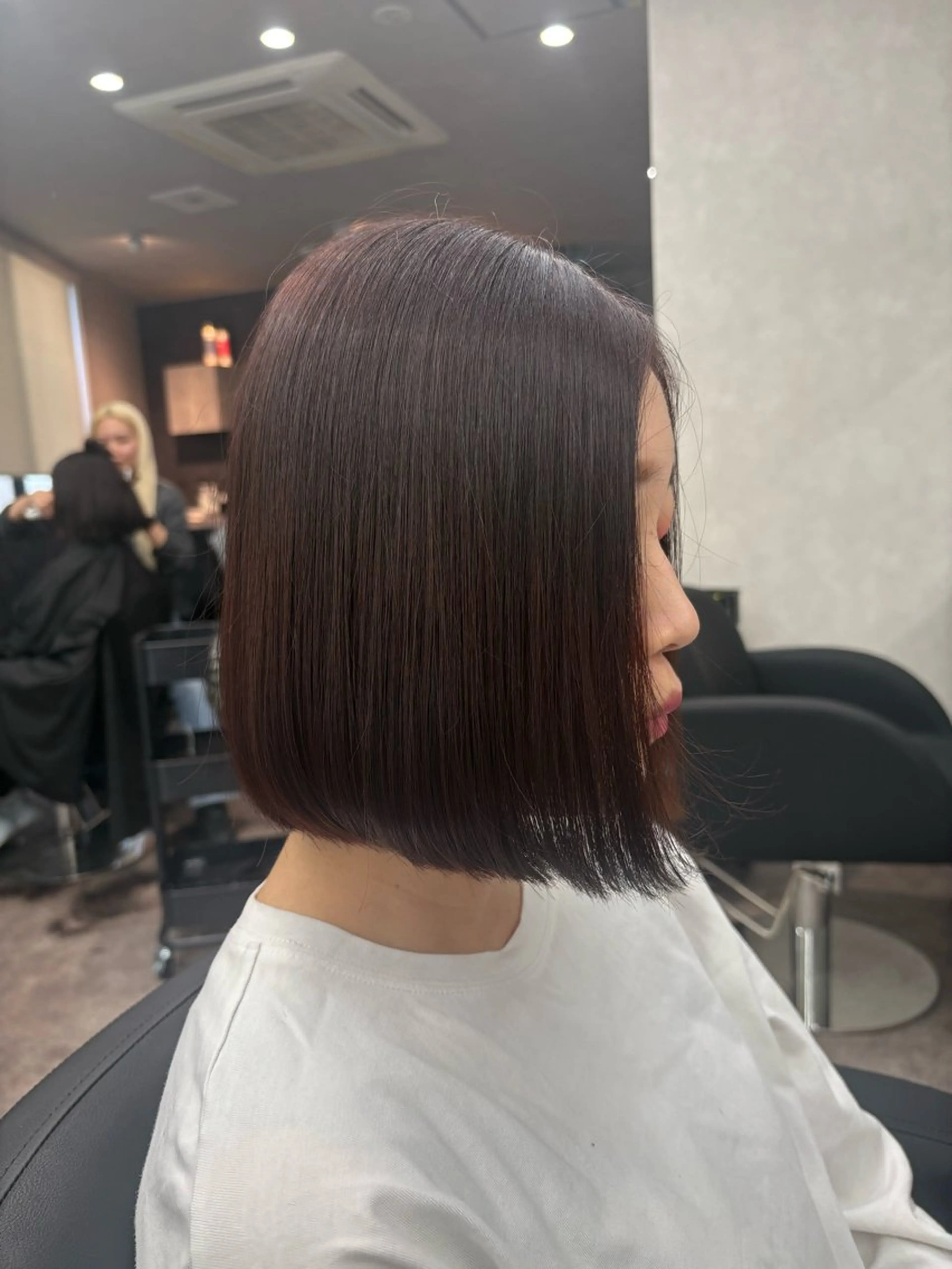 ミディアム ボブ カット 寺田 蒼志のヘアスタイル