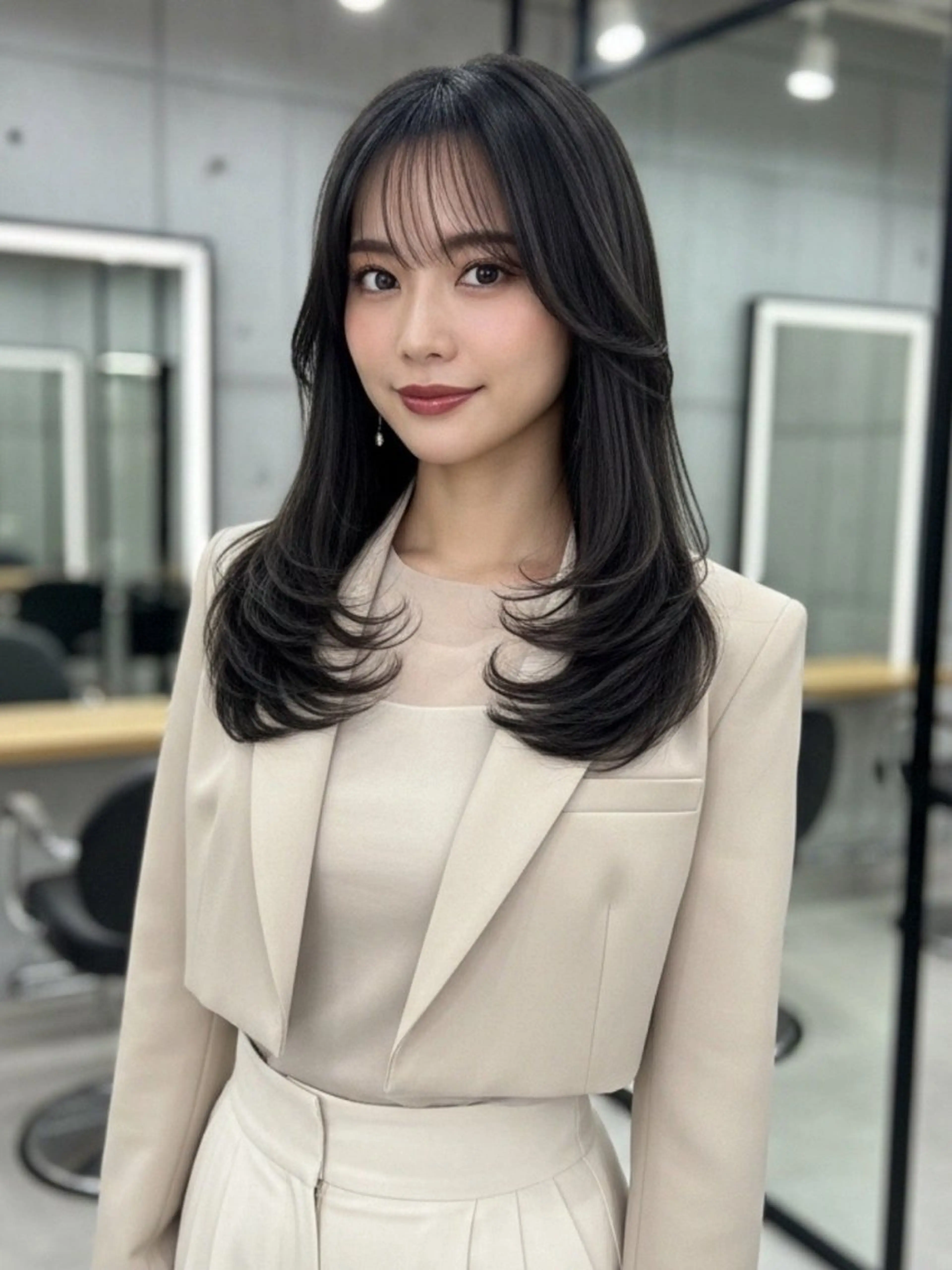 ロング 似合わせボブ✖️ 韓国レイヤー✨小関のヘアスタイル