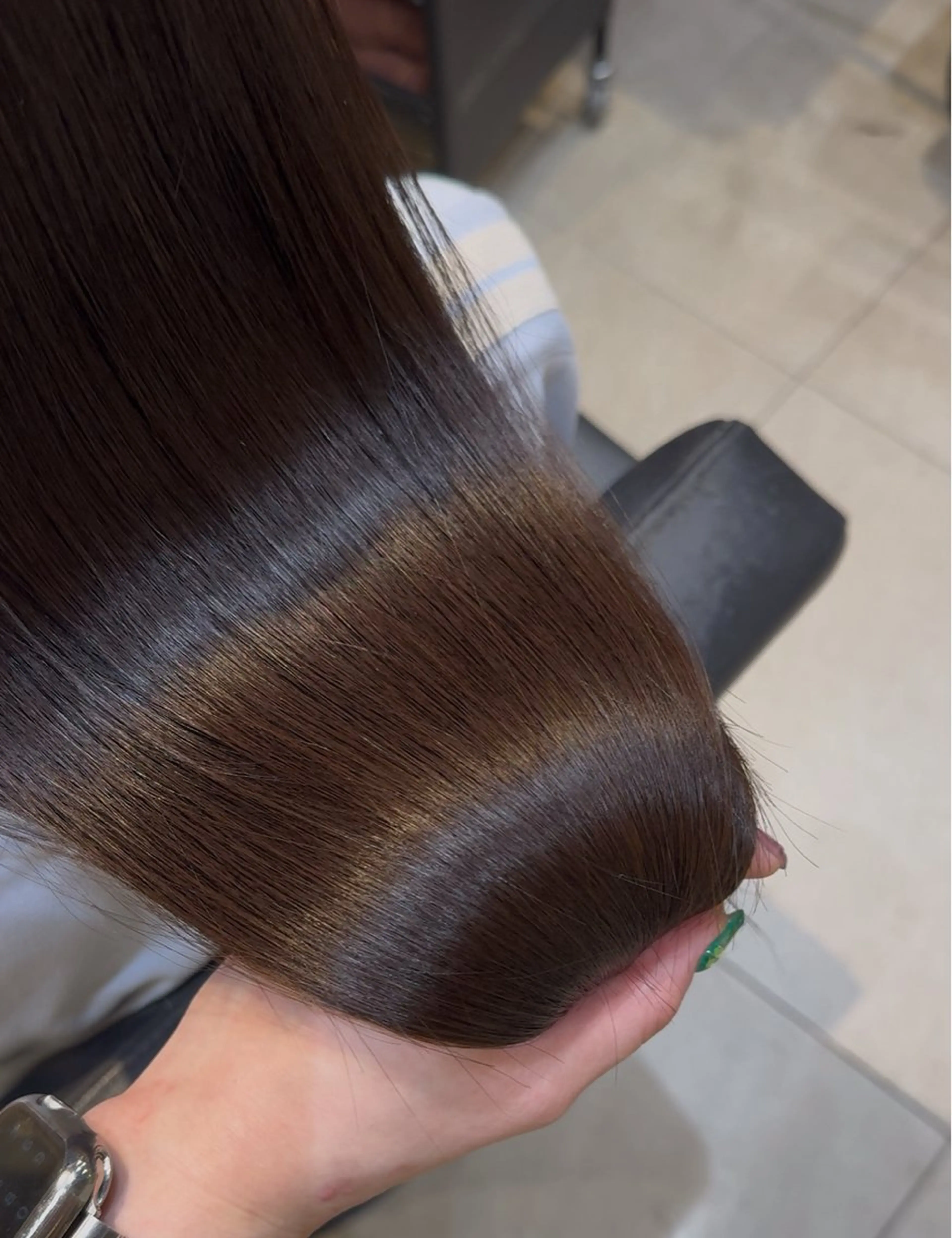 プラチナ縮毛矯正+プレミアムトリートメントの写真