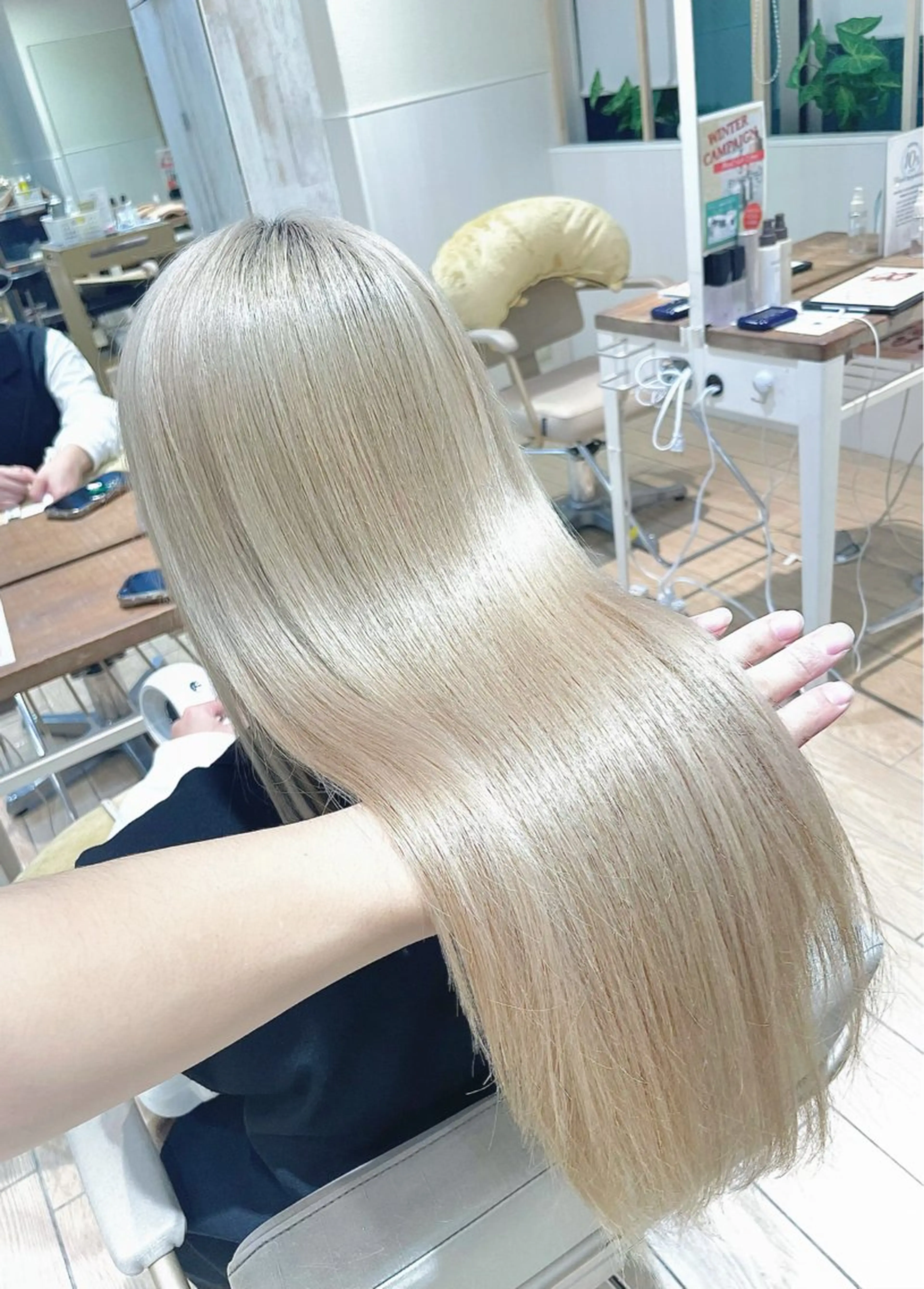 ロング カラー 佐原 海大のヘアスタイル