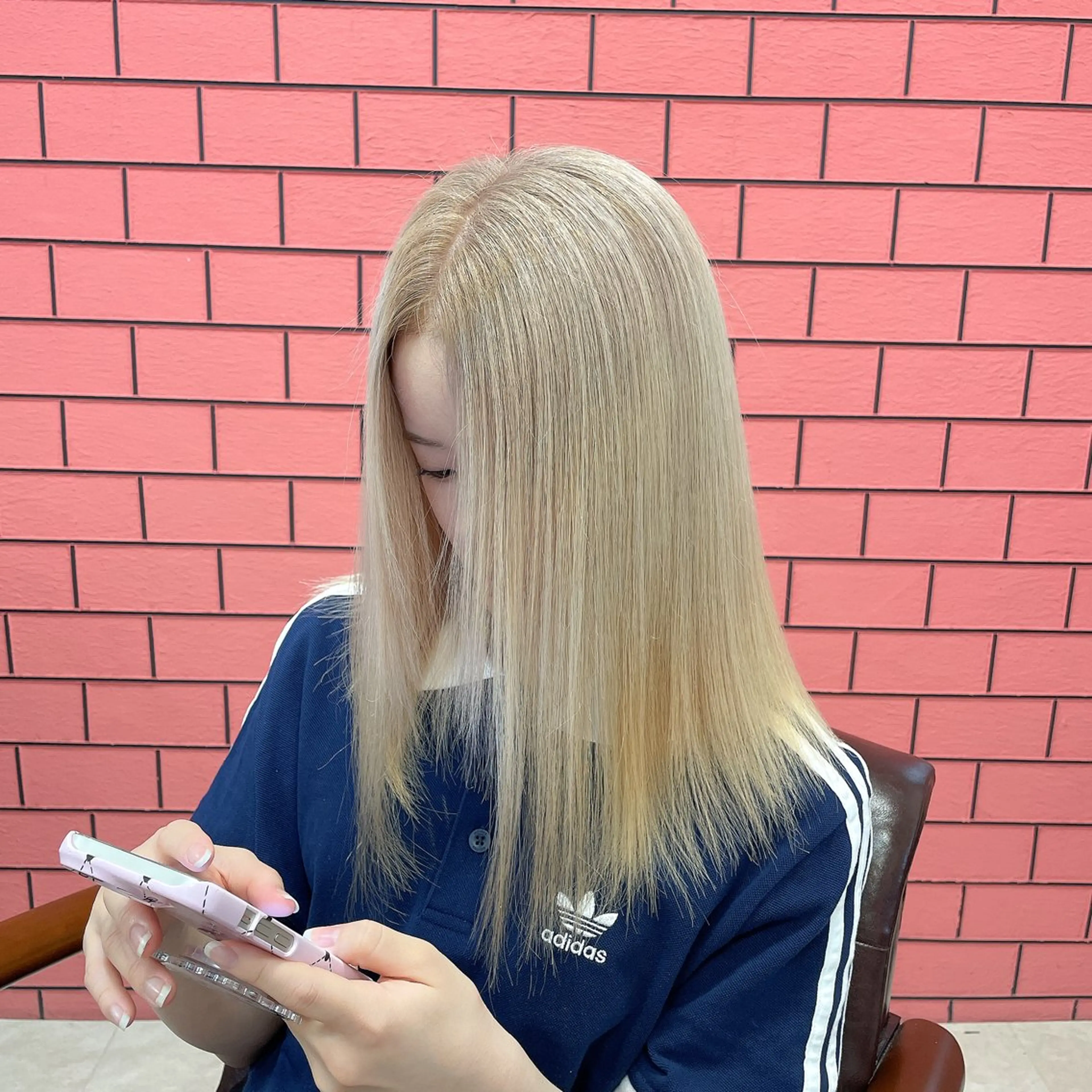 セミロング カラー バレイヤージュ ブリーチ ブロンド ケアブリーチ ダブルカラー ヘアカラー トリートメント Lilith所属・デザインカラー 髪質改善Lilithのその他イメージ