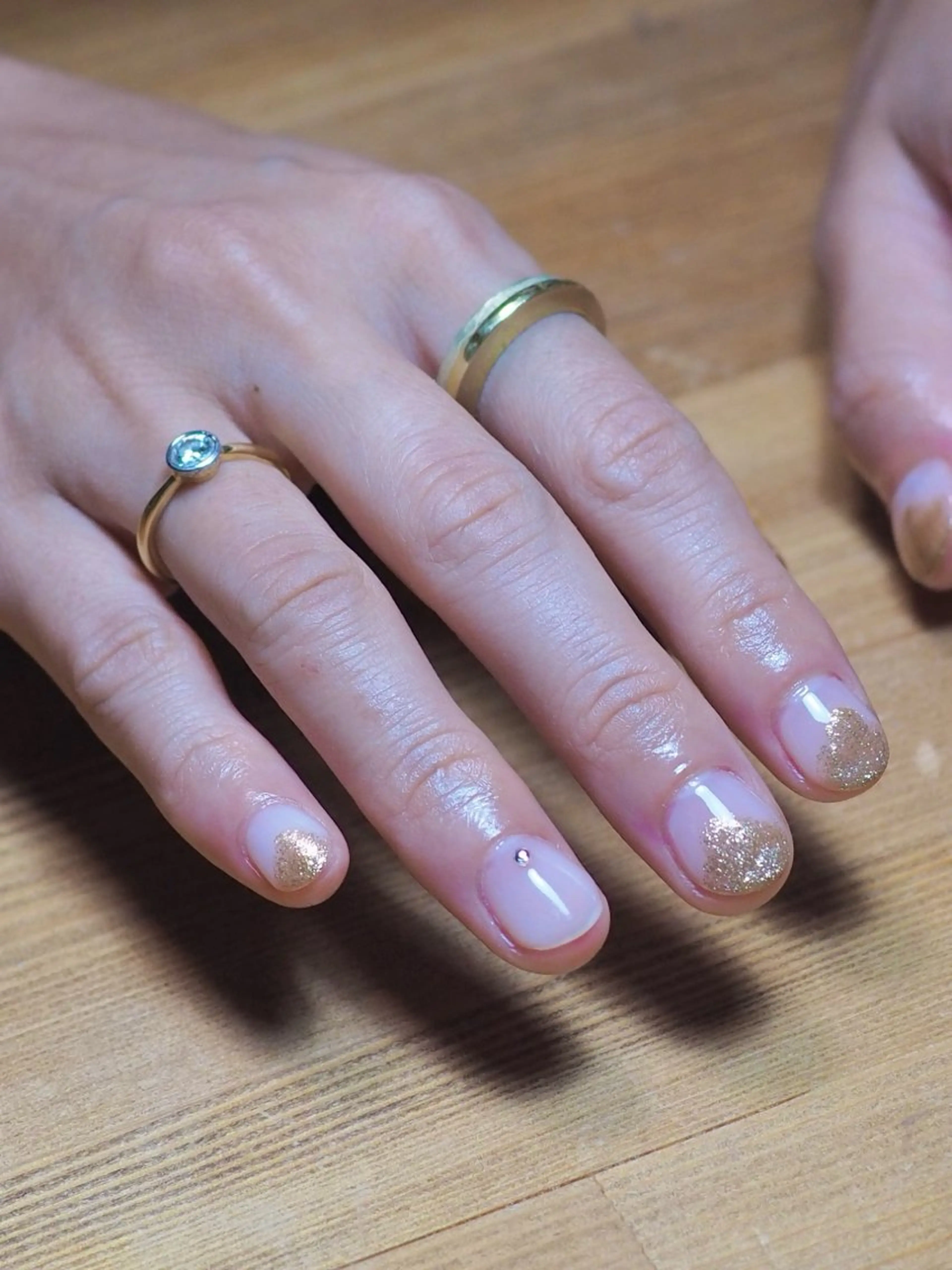 ネイル シンプルネイル ブライダルネイル ネイルとタロット/ ユウのその他イメージ