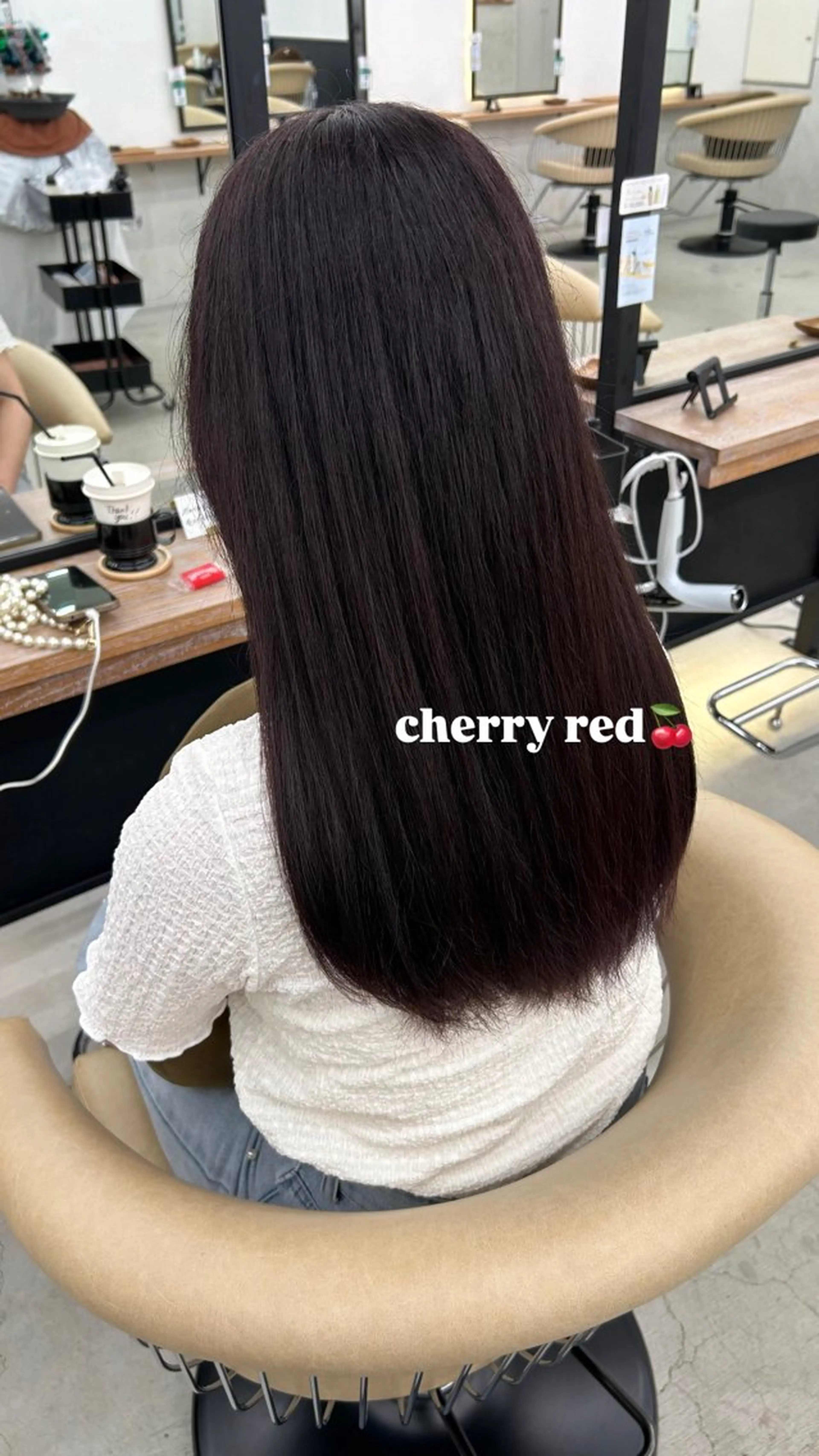 ロング カラー くろかわ まいのヘアスタイル