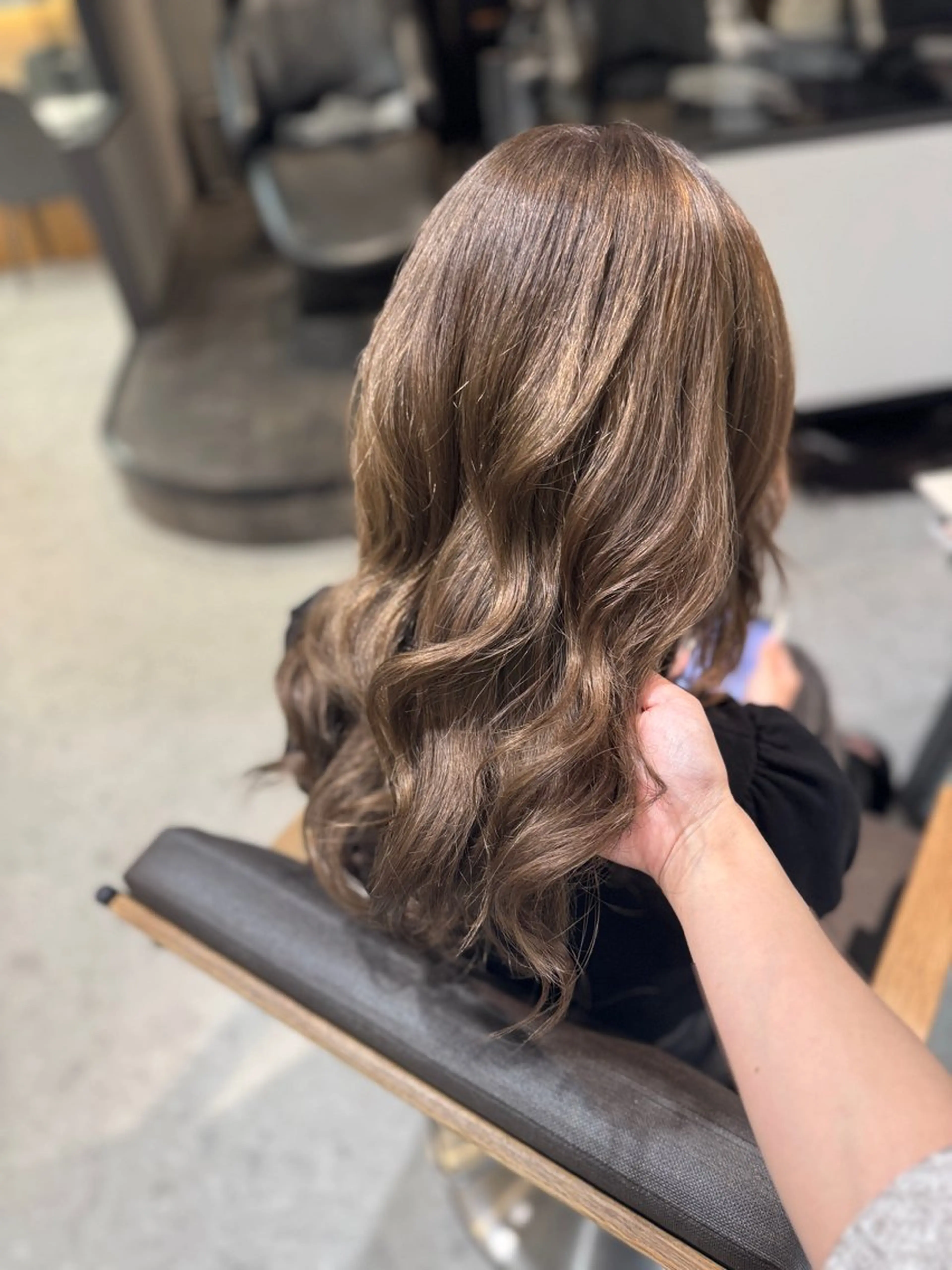 セミロング 髪質改善 ヘアセット お呼ばれ カチモリ/はるか🎀のヘアスタイル