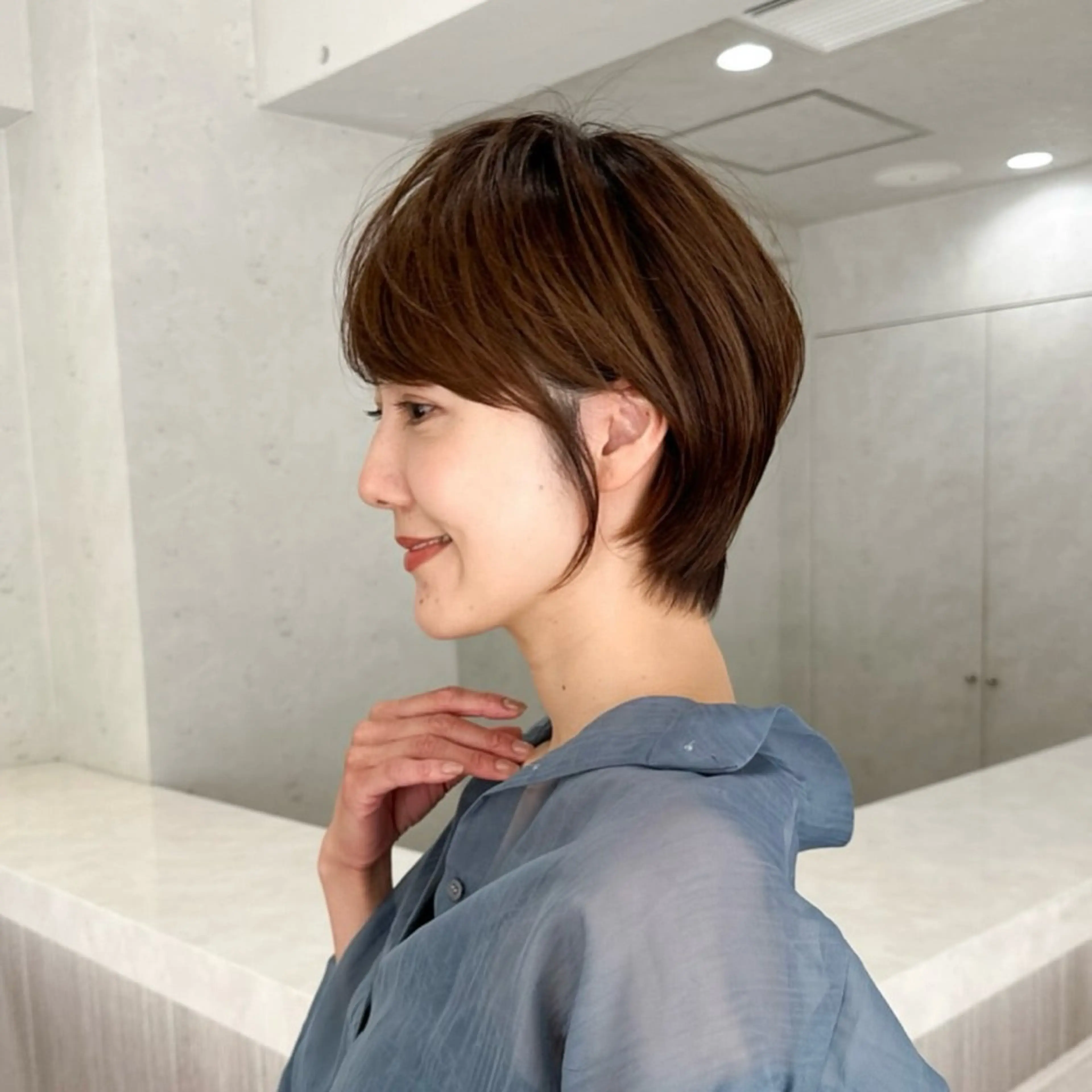 ショート 艶カラー/ヘアセット 着付け　ふうか　渋谷のヘアスタイル